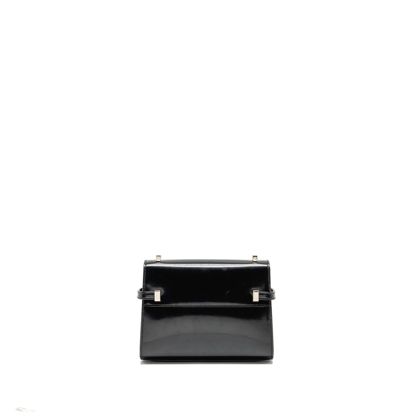 YSL Saint Laurent Saint Laurent Manhattan Purse Calfskin Shoulder Bag Black Black Shw