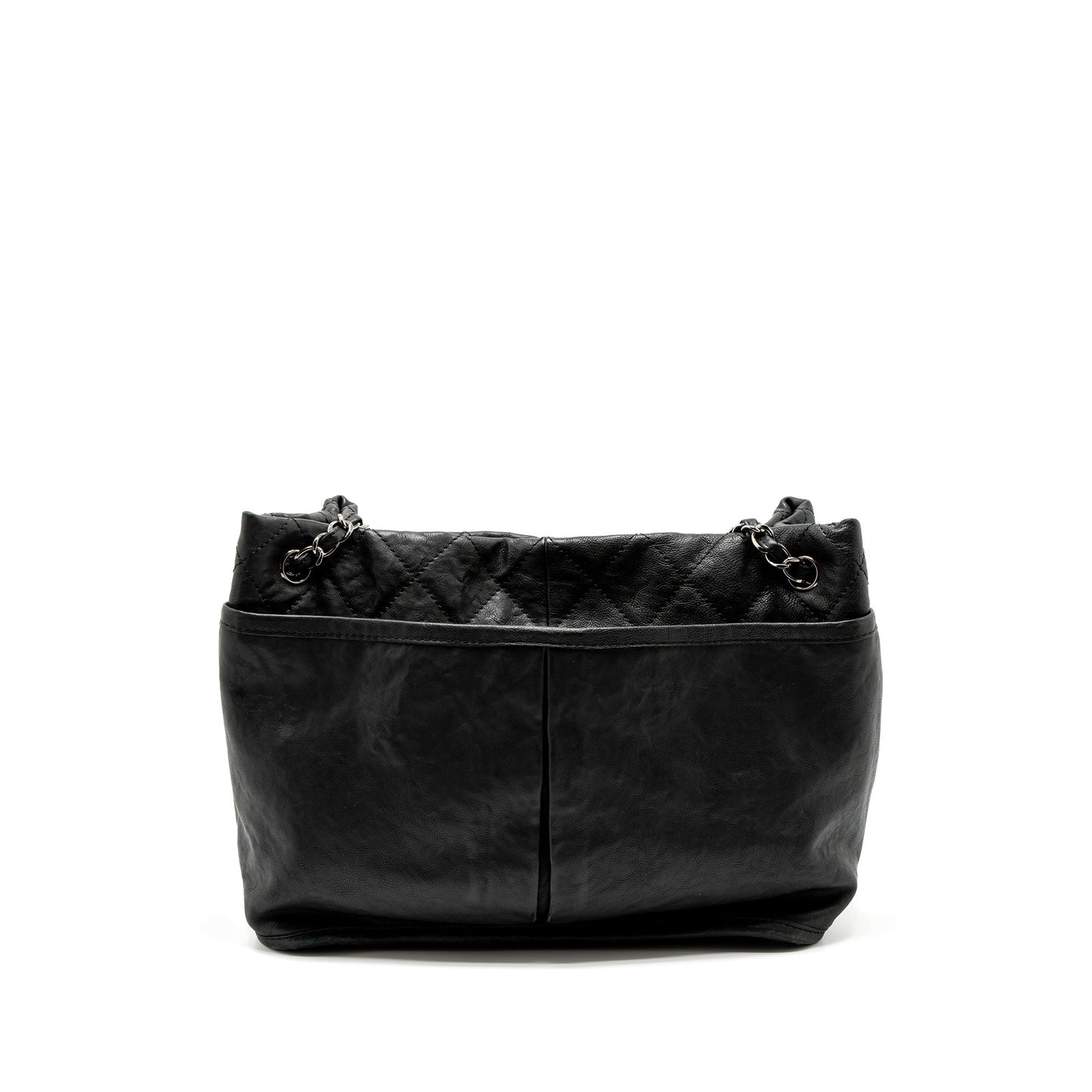 Chanel Calfskin SHW Black Tote Bag