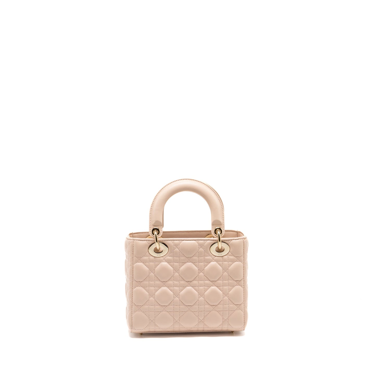 Dior My Lady Lambskin Handbag Pink Small Travel Bag