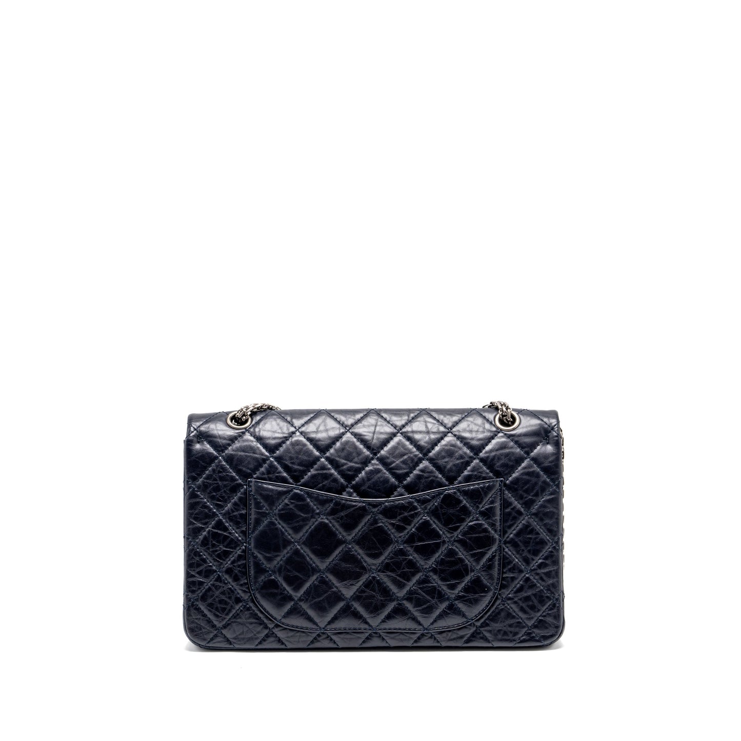 Chanel Maxi 2.55 Reissue flap aged calfskin Blue Shoulder Bag