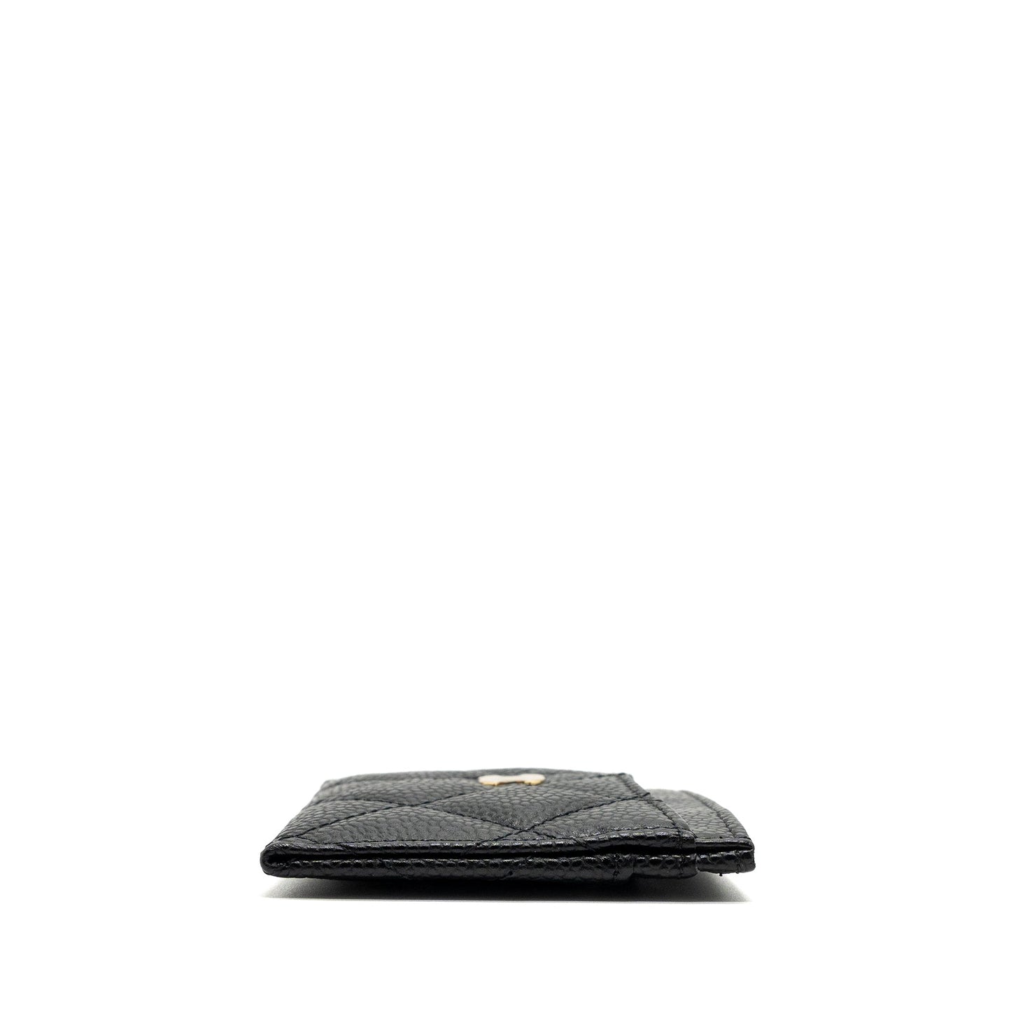 Chanel Classic card holder caviar GHW Microchip Black Wallet Case Microchip 1