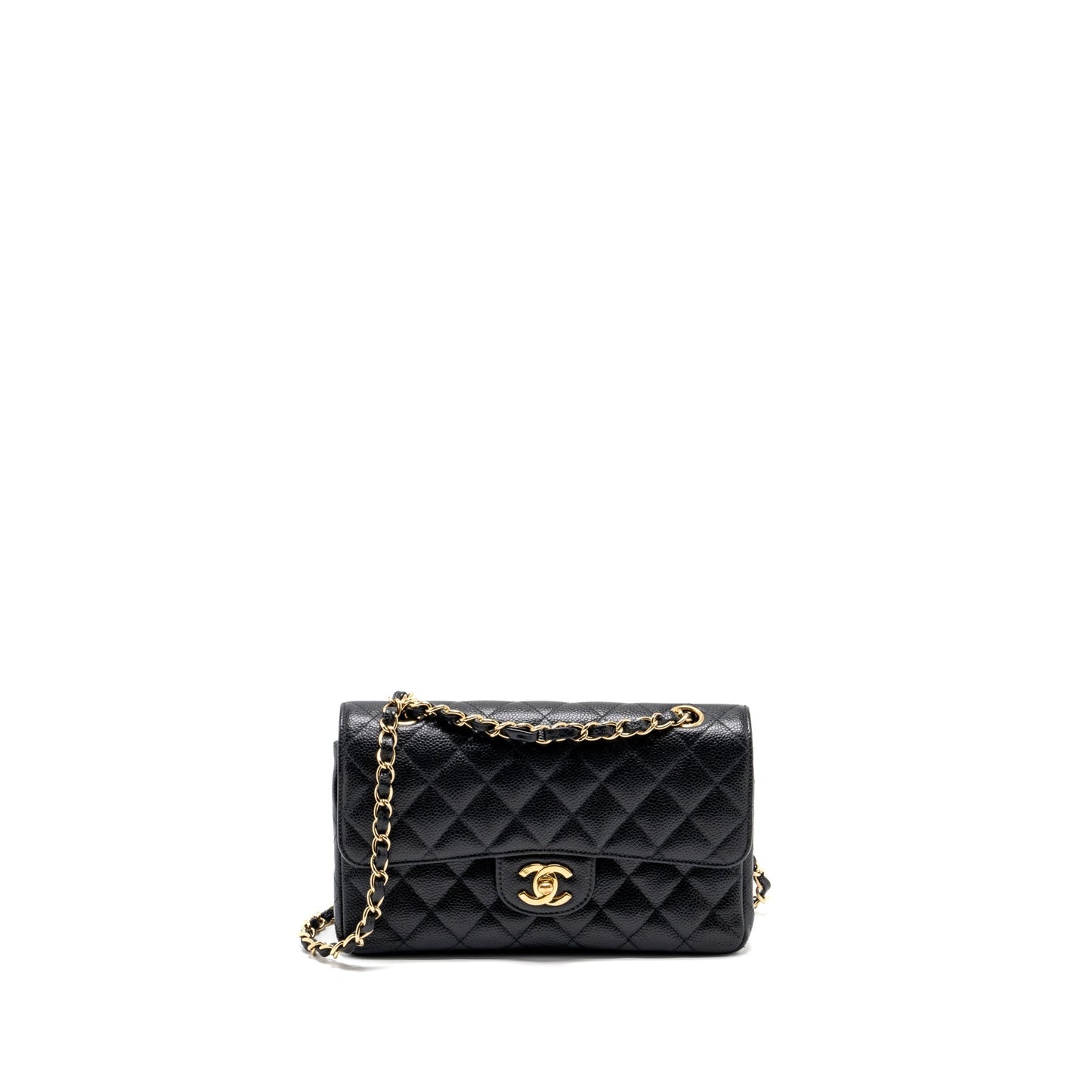 Chanel Classic double flap caviar GHW Black Small Shoulder Bag Ghw 4