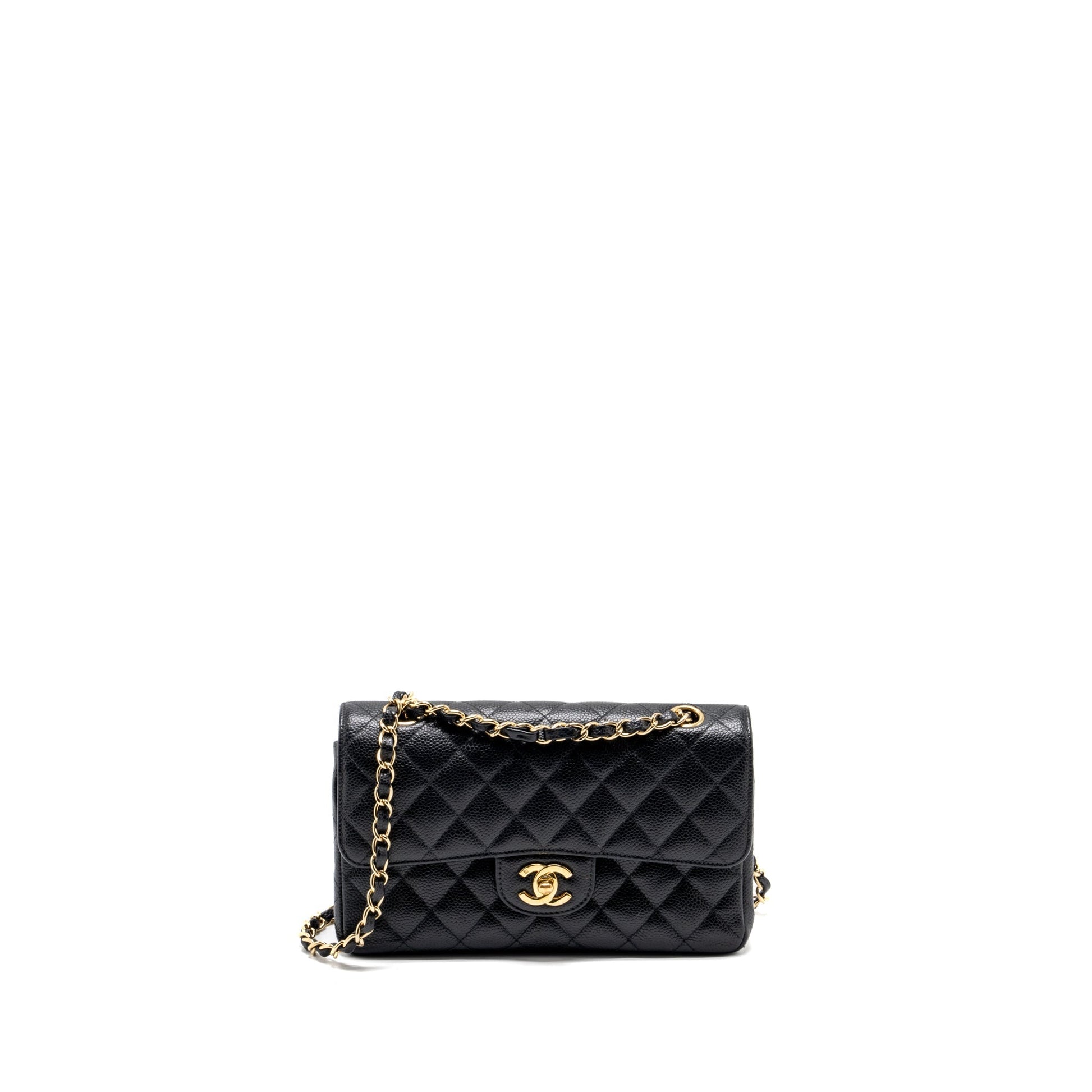 Chanel Classic double flap caviar GHW Black Small Shoulder Bag Ghw 4