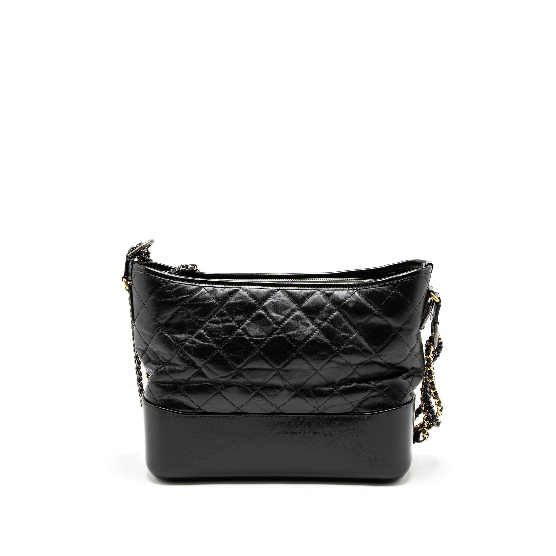 Chanel Gabrielle Hobo Aged Calfskin Hardware Multicolour Black Shoulder Bag Hardware 2
