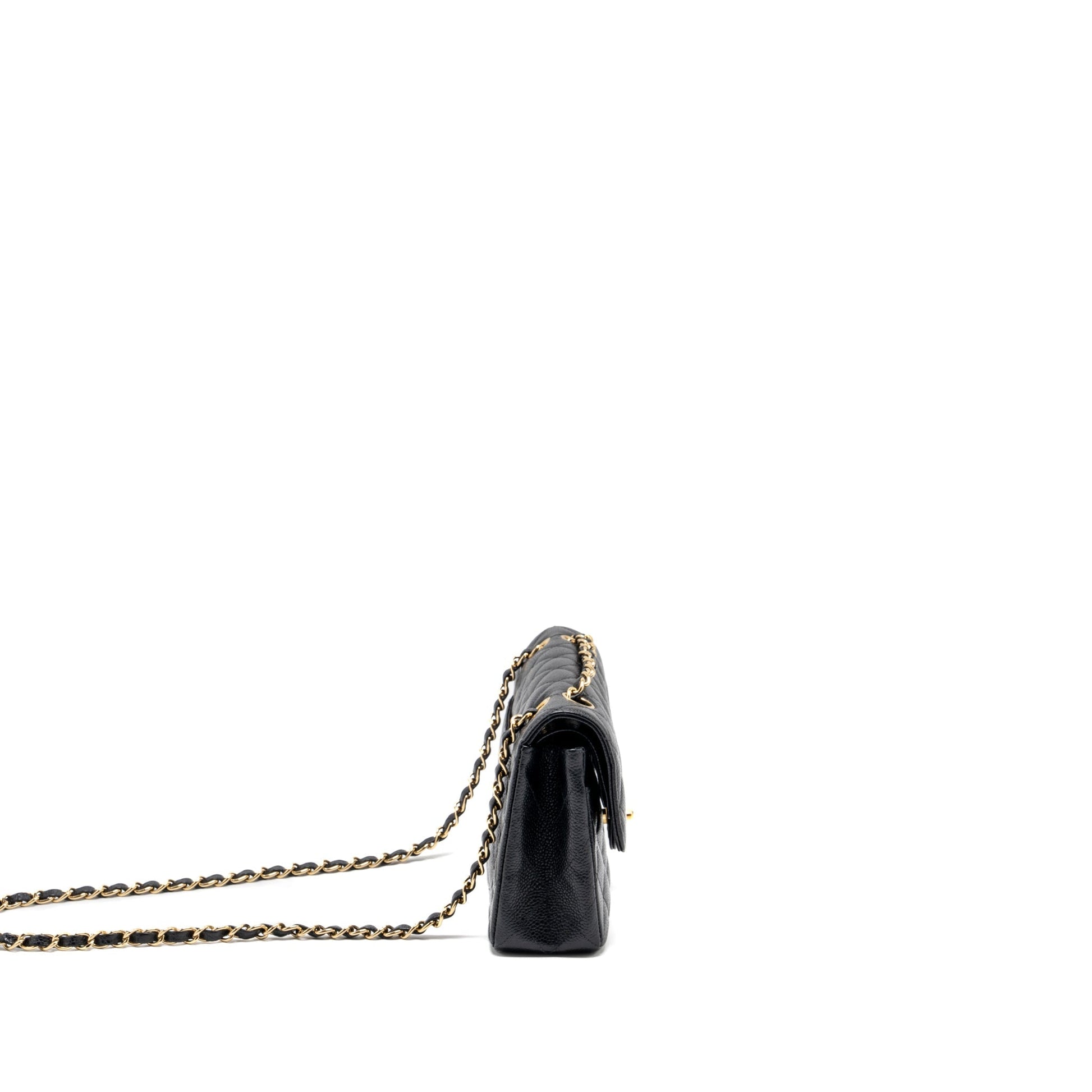 Chanel Classic double flap caviar GHW Black Small Shoulder Bag Ghw 4