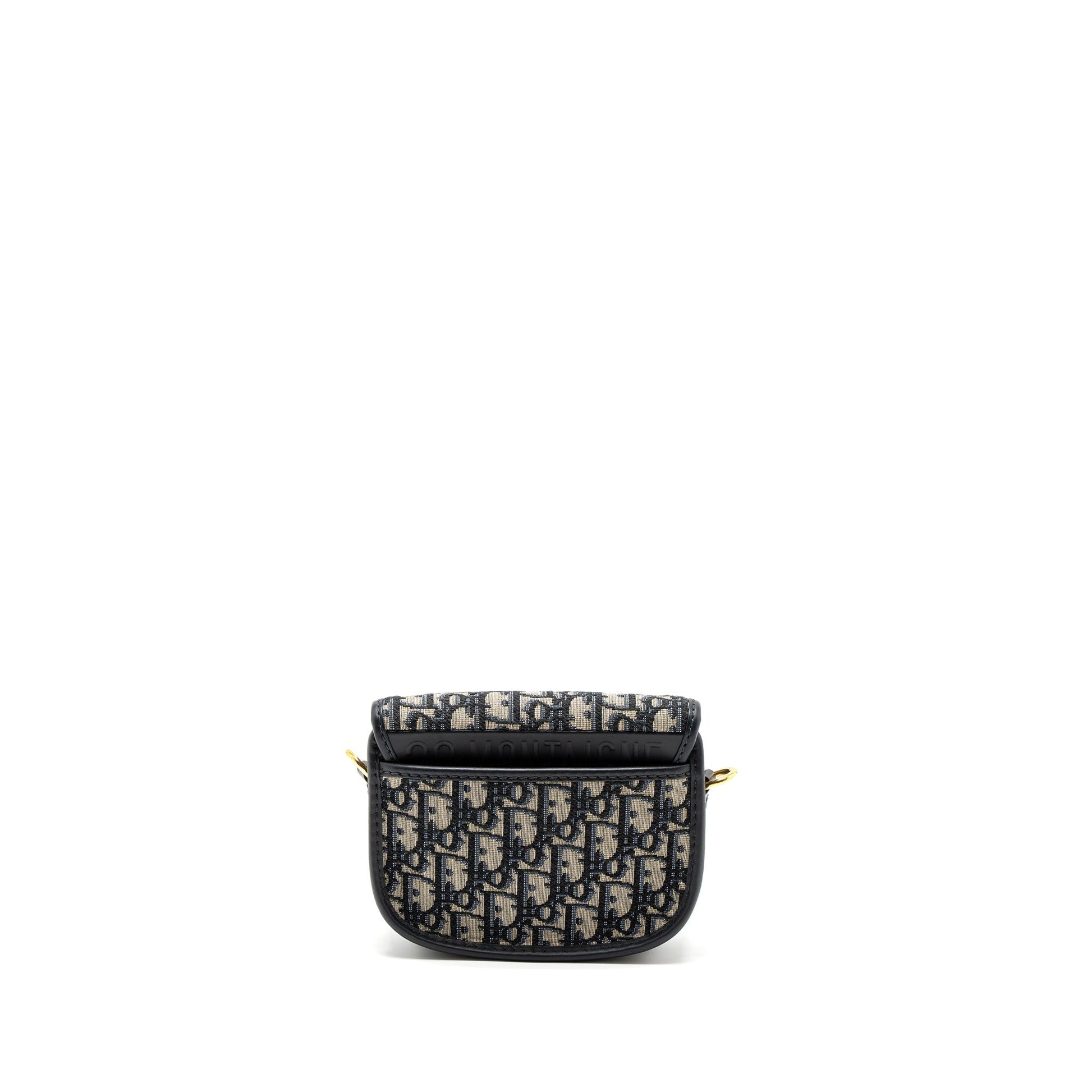 Dior Bobby Purse Oblique Jacquard Multicolour Handbag Blue Small Travel Bag