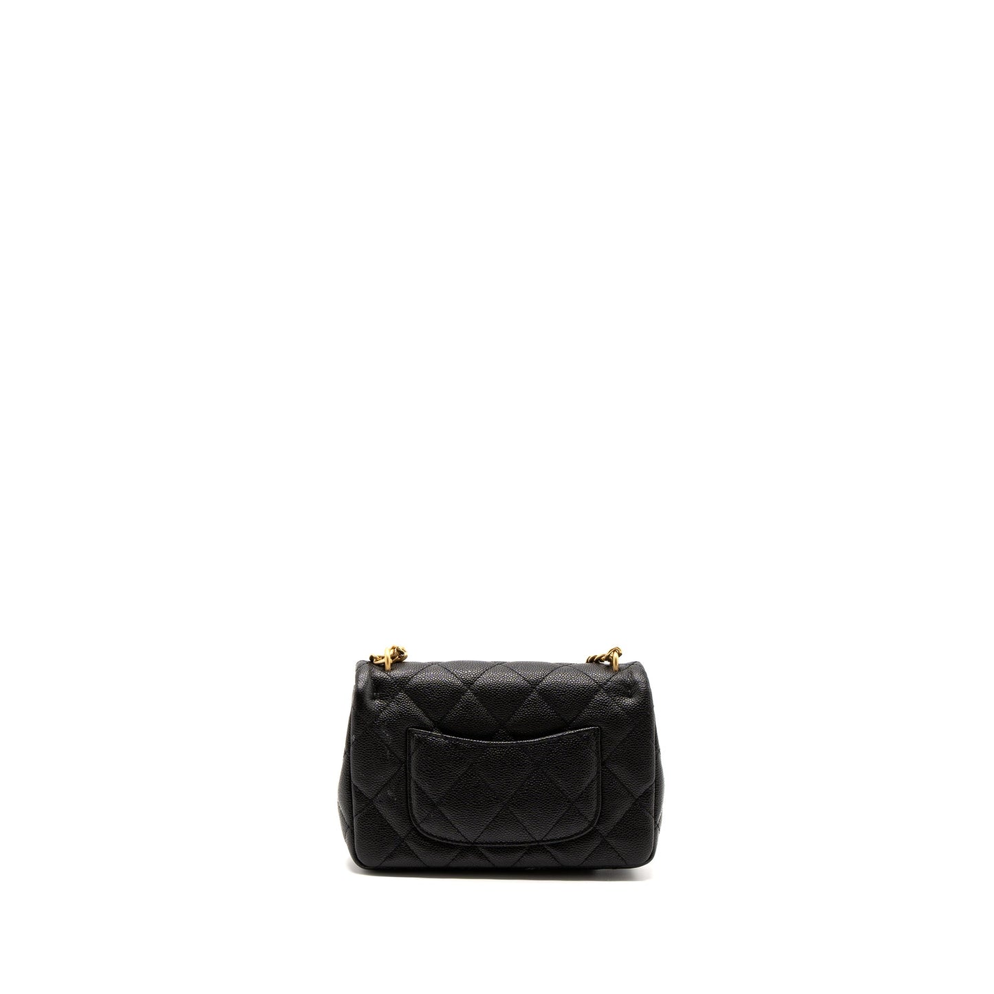 Chanel 23P Coco Love Flap Caviar Brushed Black Shoulder Bag