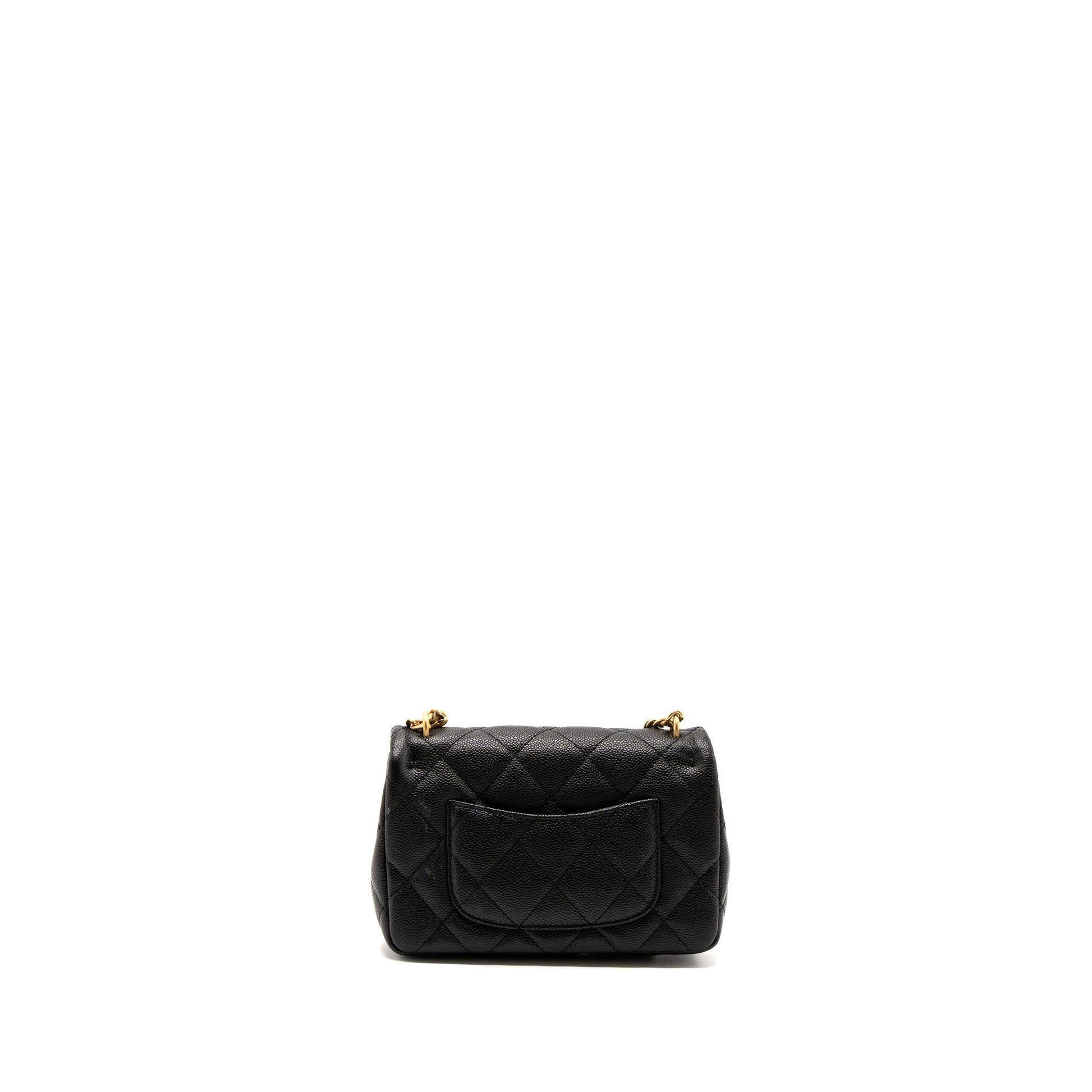 Chanel 23P Coco Love Flap Caviar Brushed Black Shoulder Bag