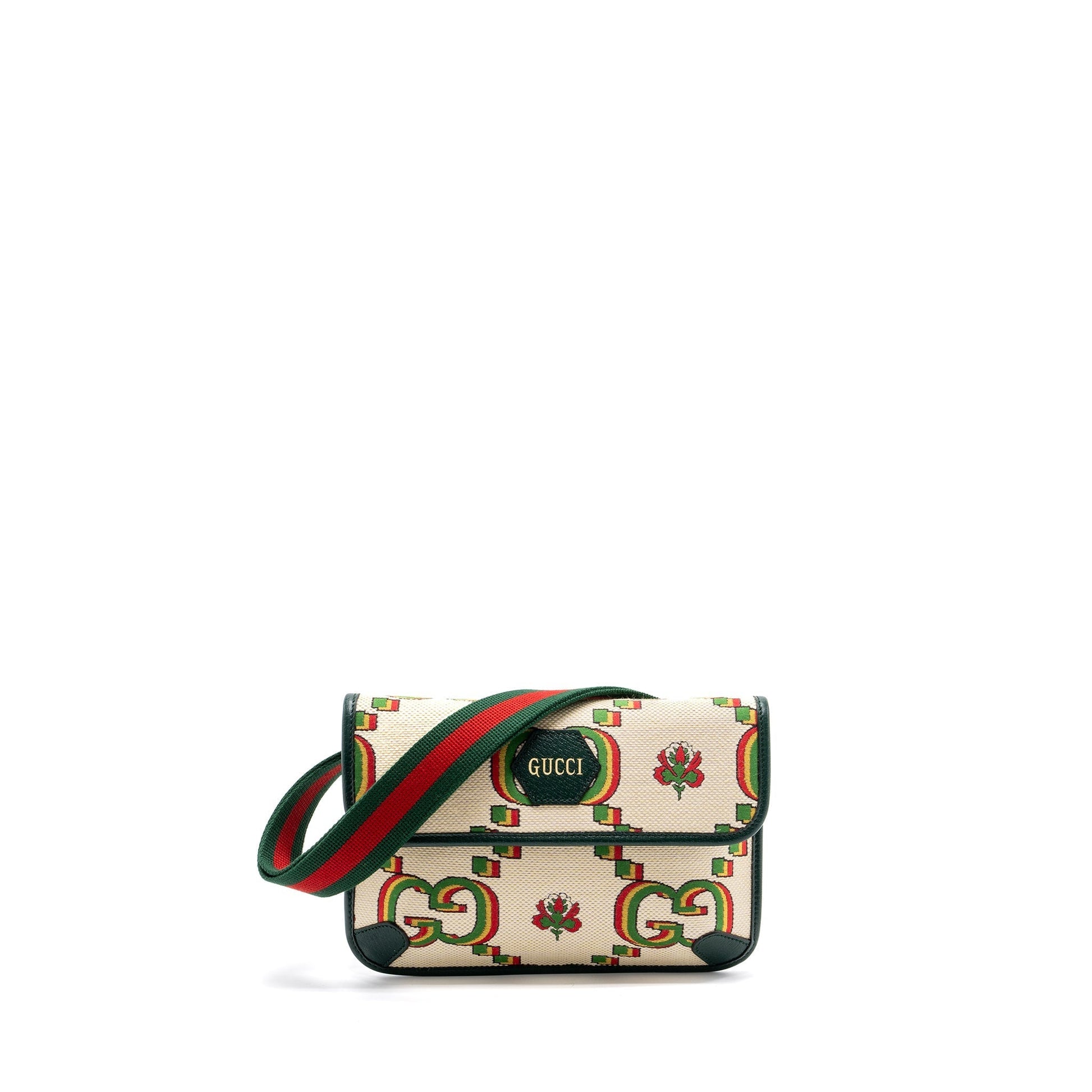 Gucci Belt Bag Multicolour Canvas Accessory
