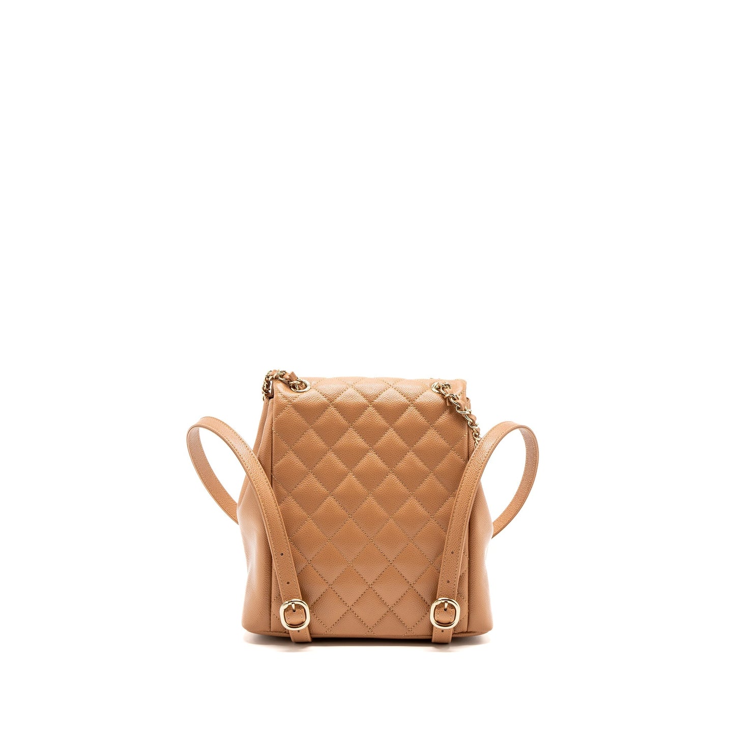 Chanel 23p Triple Pack Backpack Caviar Dark Beige