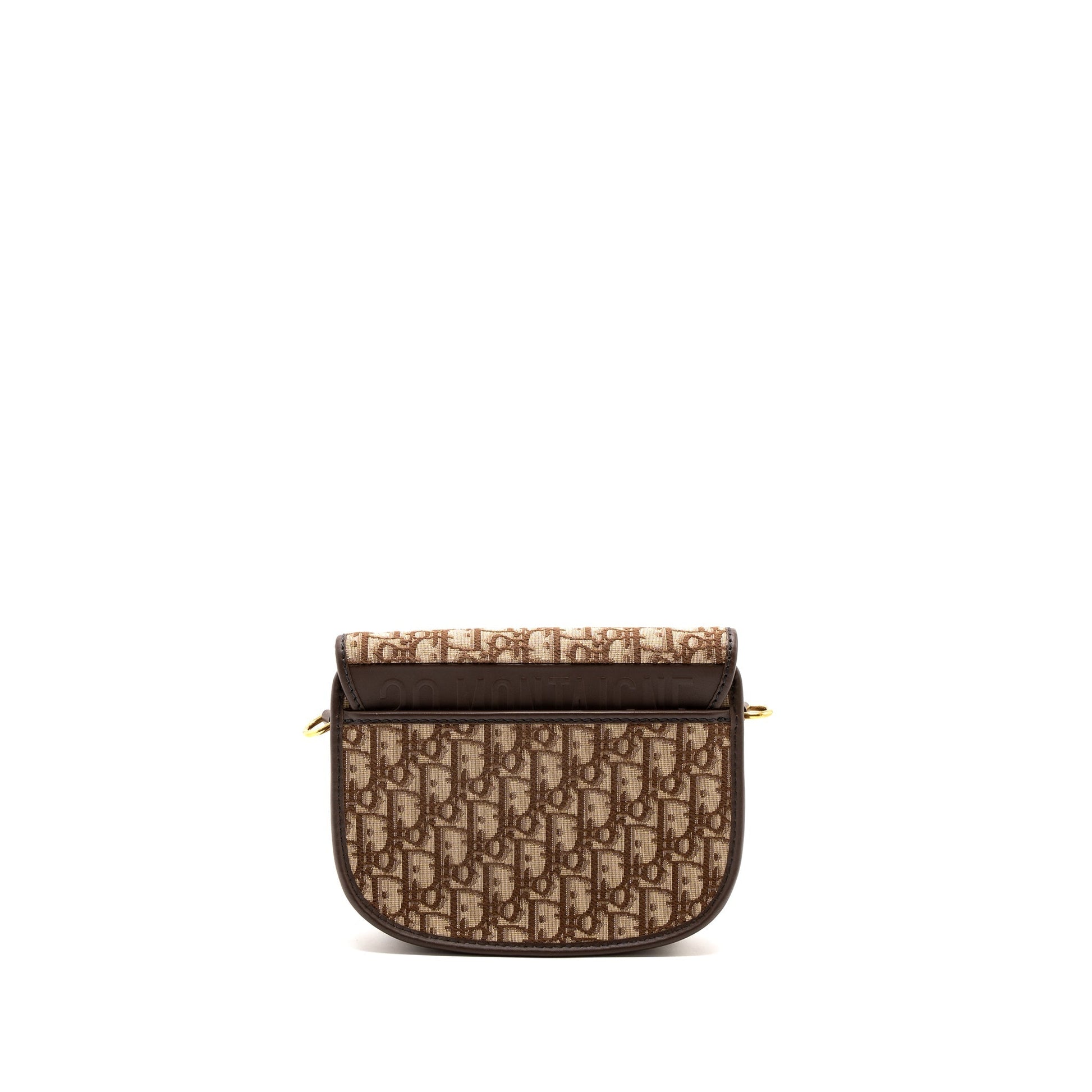 Dior Bobby Purse Oblique Jacquard Handbag Brown Medium Travel Bag
