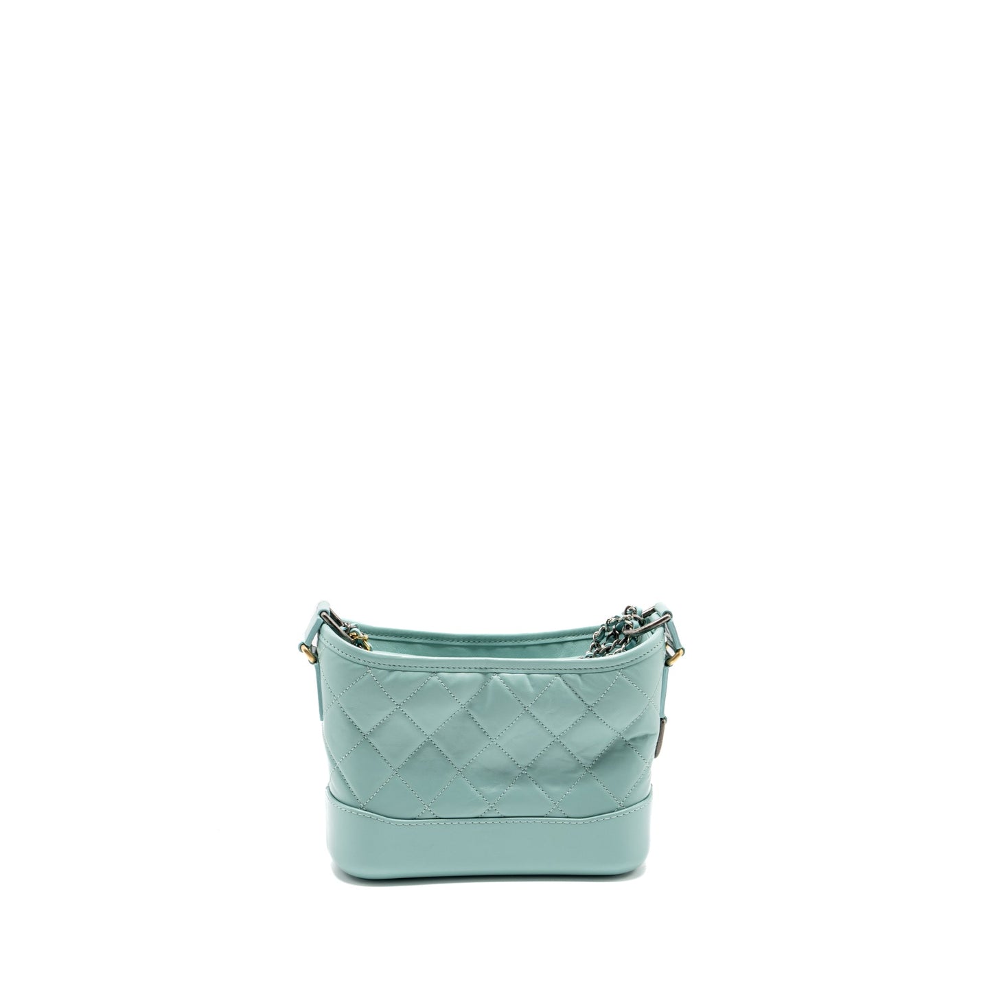 Chanel Gabrielle Hobo Calfskin Hardware Multicolour Green Small Shoulder Bag