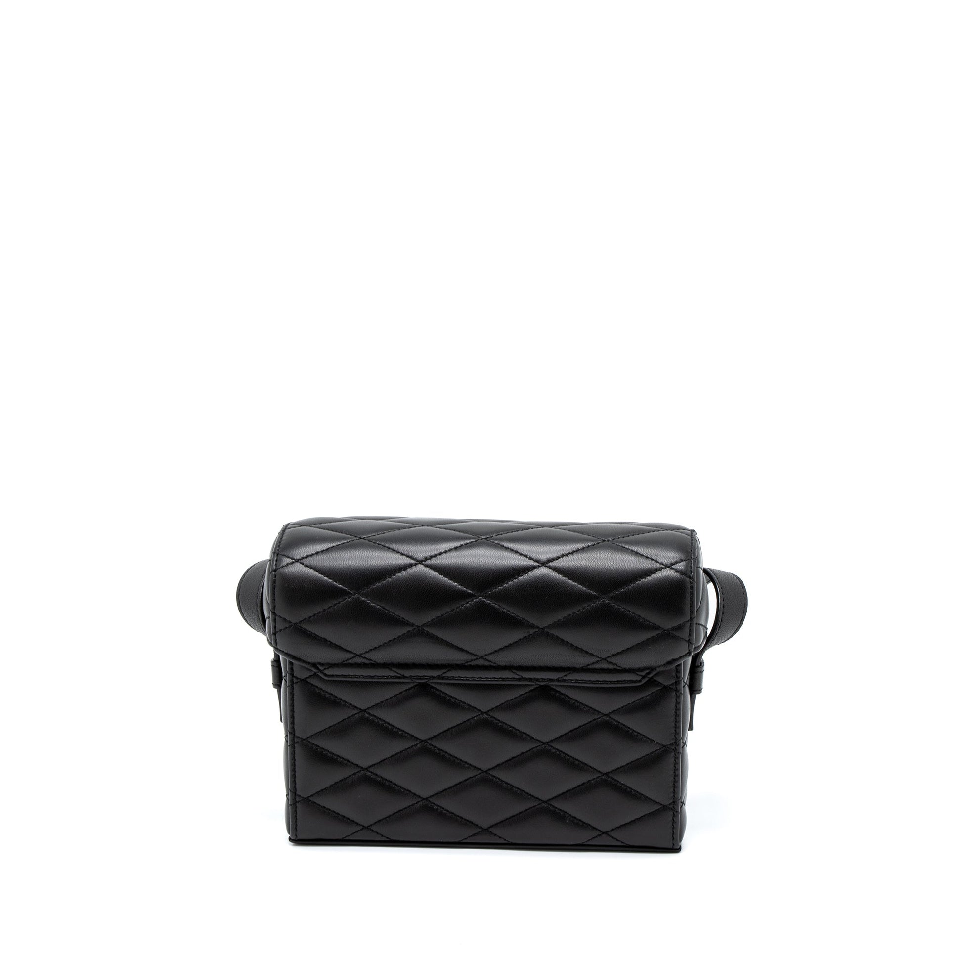 YSL Saint Laurent Saint Laurent June Box Purse Lambskin Travel Black Travel Bag
