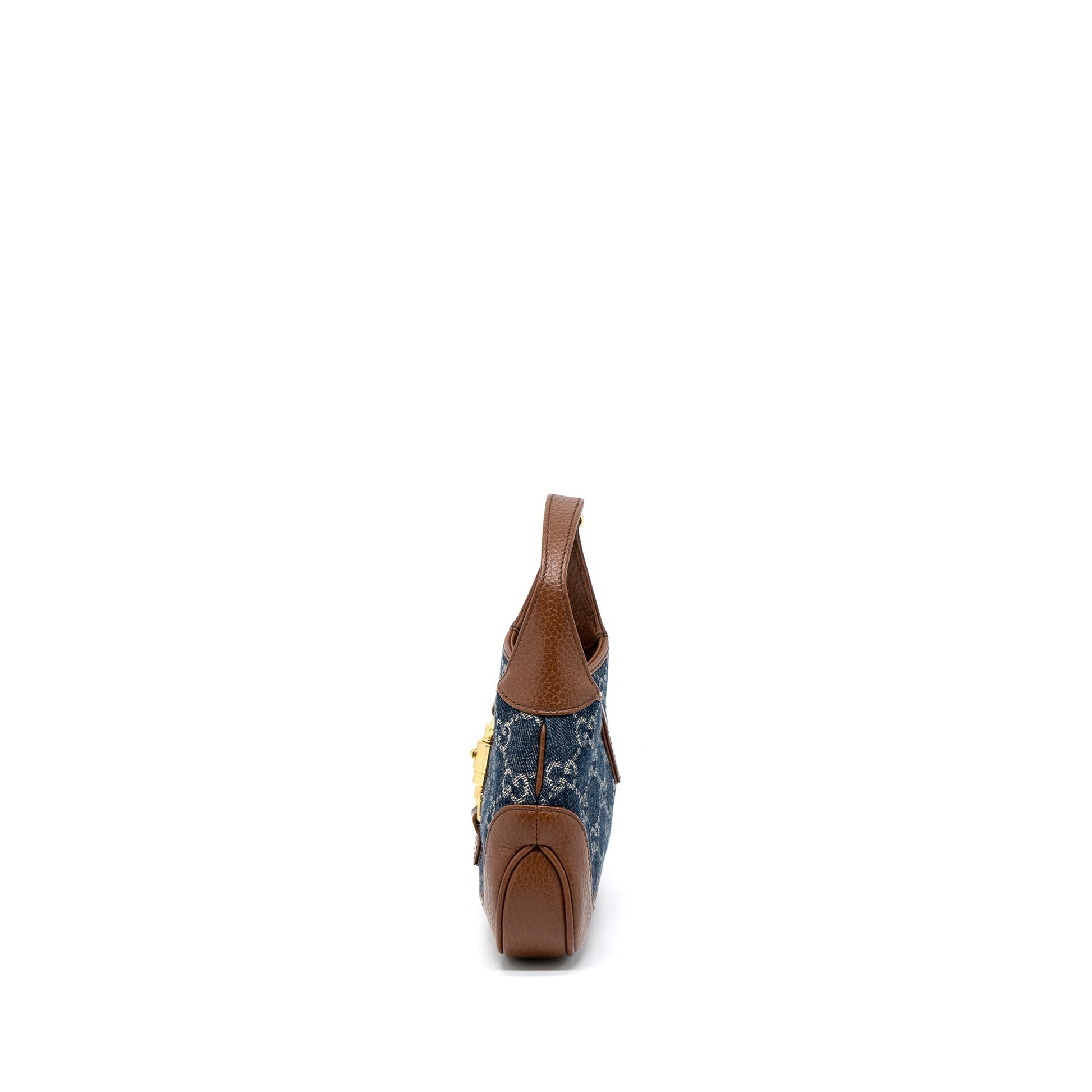 Gucci Mini Jackie Bag Denim Brown Travel Bag