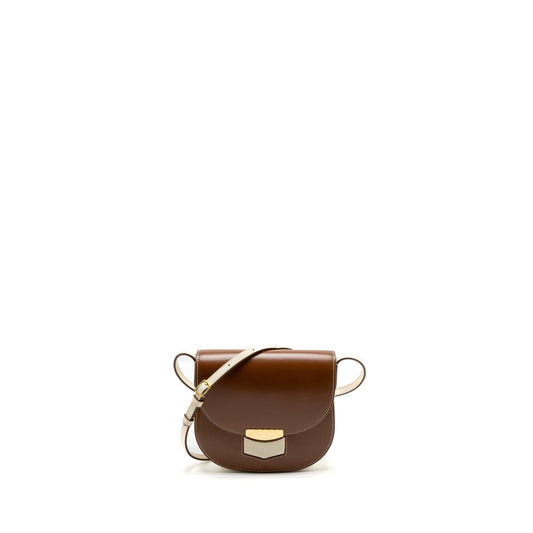Celine Trotteur Purse Calfskin Multicolour Handbag Brown Small Travel Bag