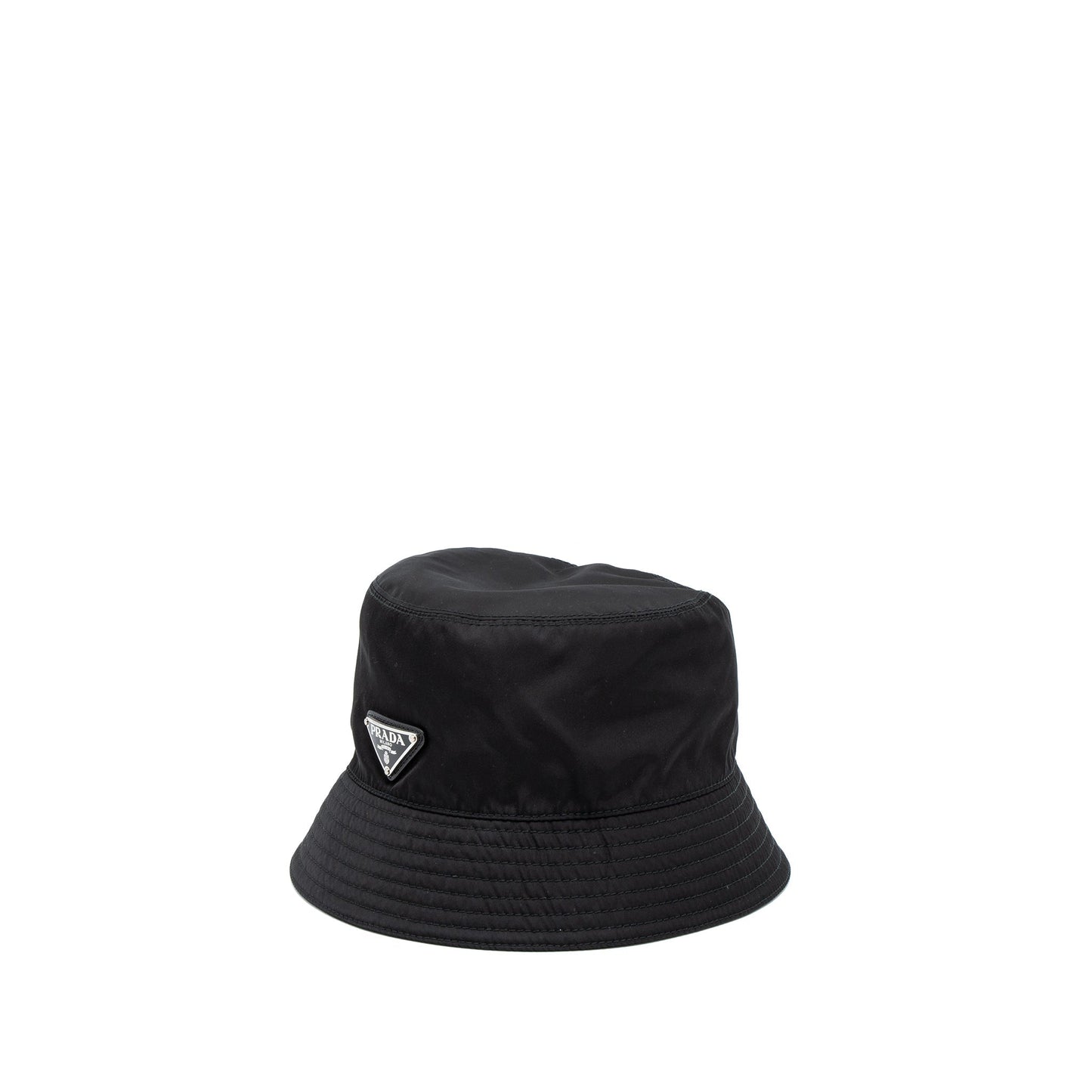 Prada Size S Re Hat Handbag Nylon Black Bucket Bag