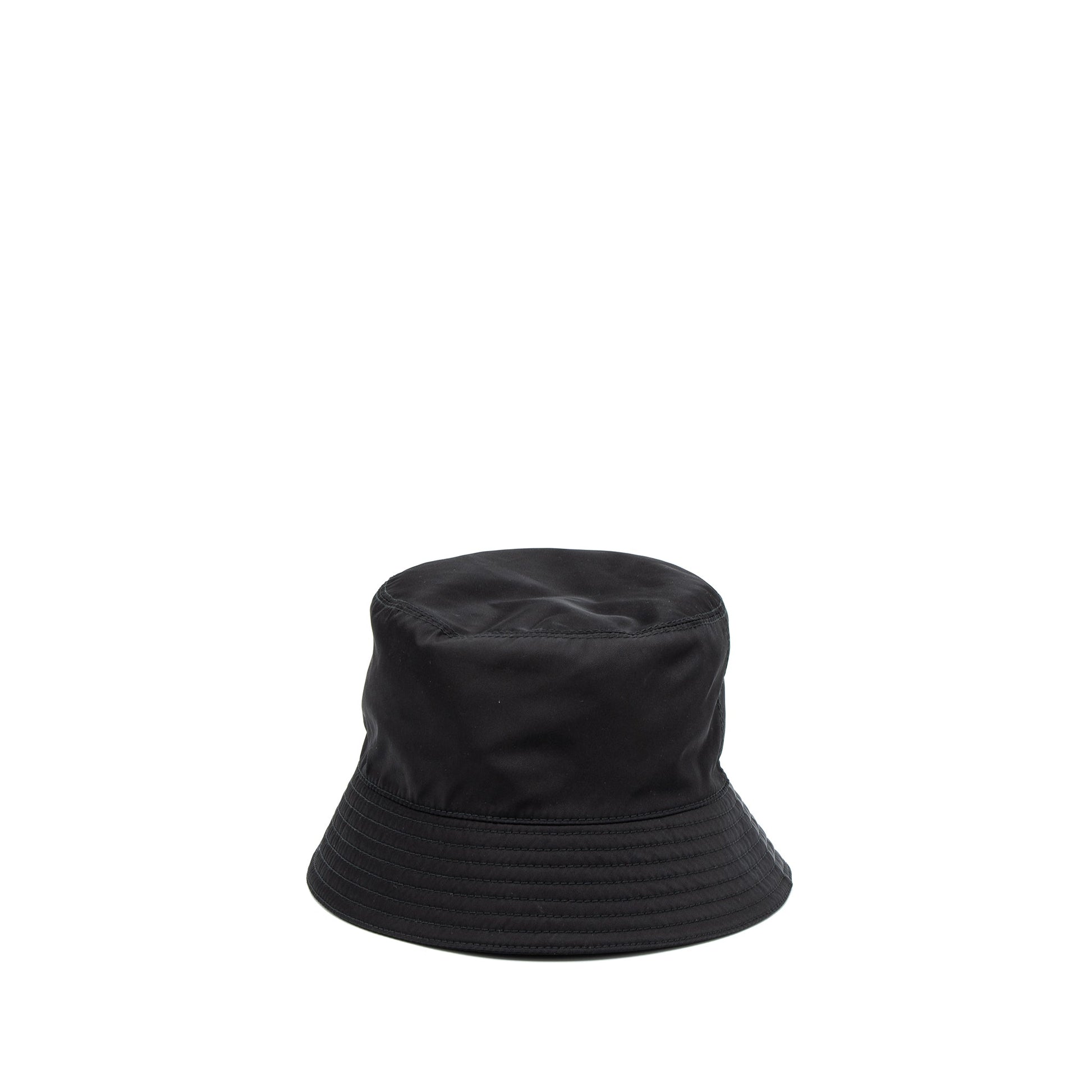 Prada Size S Re Hat Handbag Nylon Black Bucket Bag
