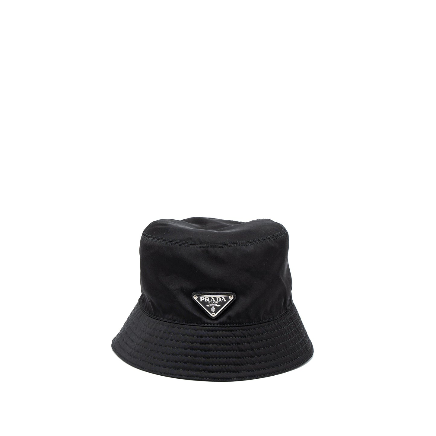 Prada Size S Re Hat Handbag Nylon Black Bucket Bag
