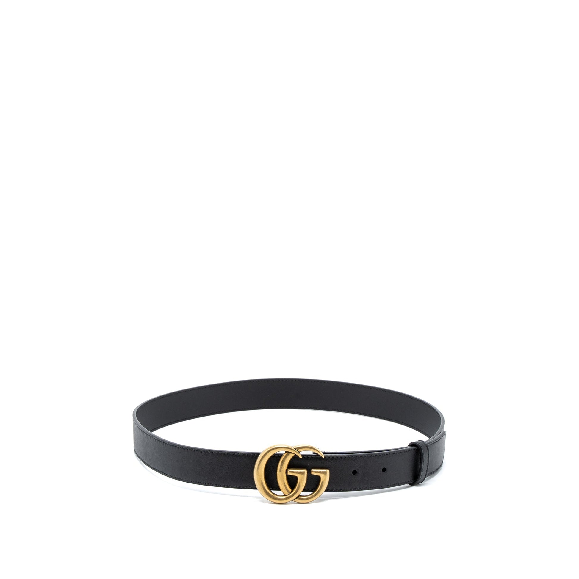 Gucci Size Marmont Belt Handbag Leather Black Accessory