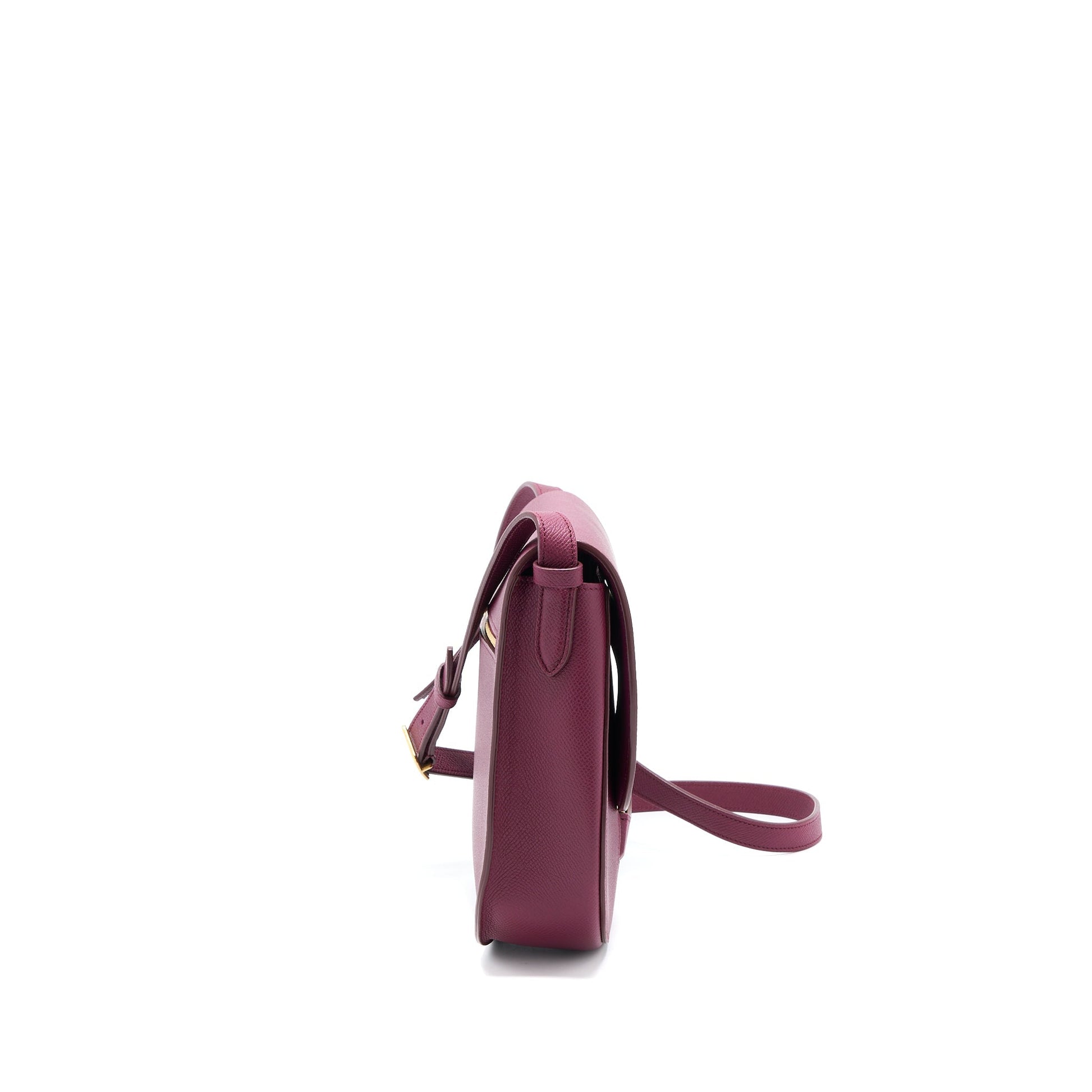 Celine Compact Trotteur Crossbody Purse Dark Purple Handbag Mini Crossbody Bag