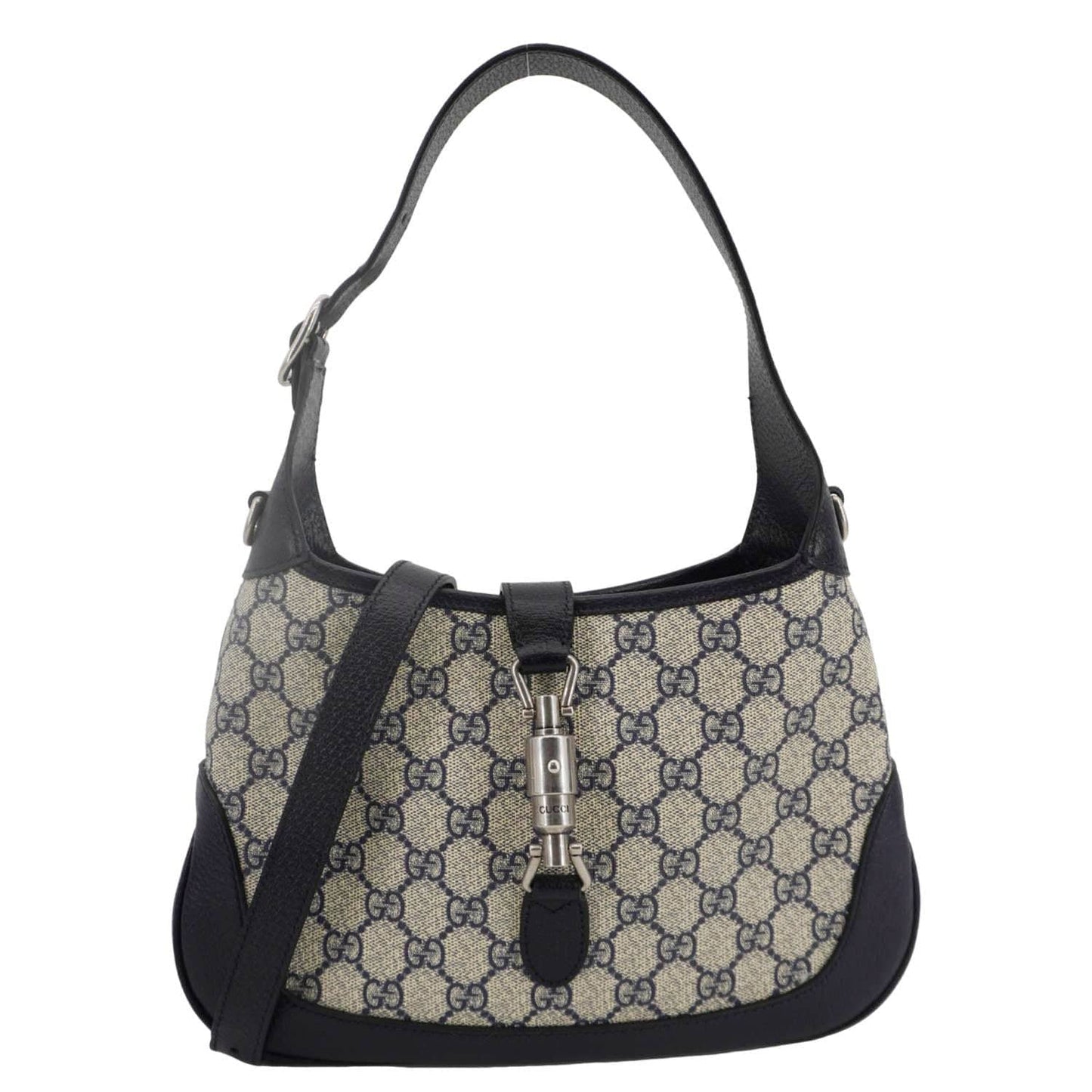 Gucci Jackie Supreme Hobo Bag Canvas Beige Travel Bag