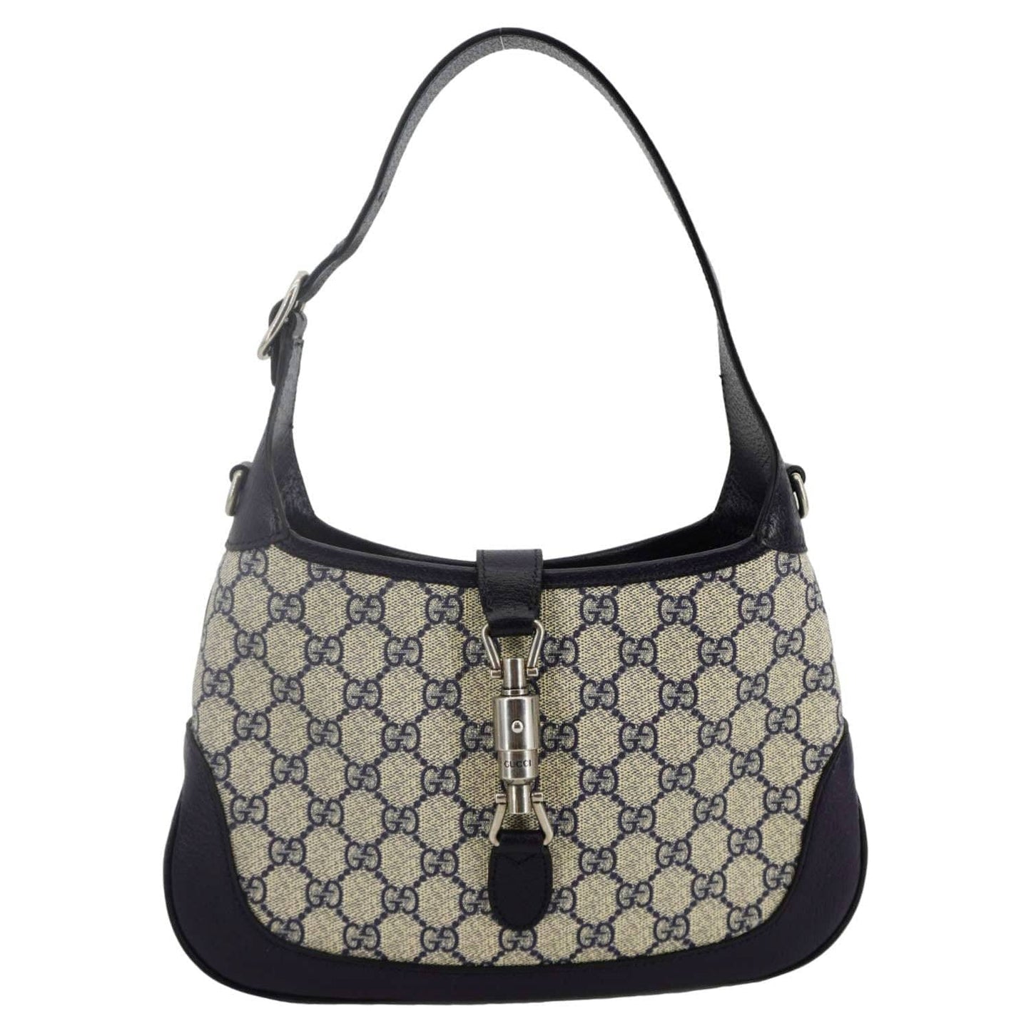 Gucci Jackie Supreme Hobo Bag Canvas Beige Travel Bag