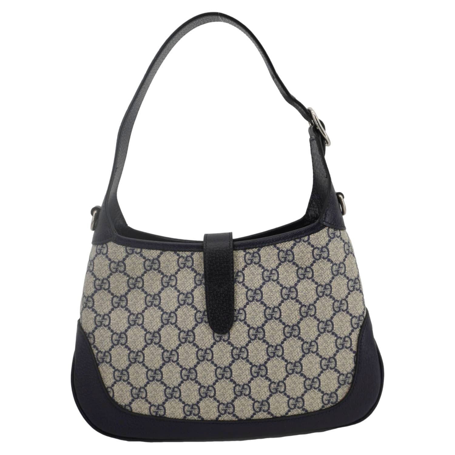 Gucci Jackie Supreme Hobo Bag Canvas Beige Travel Bag