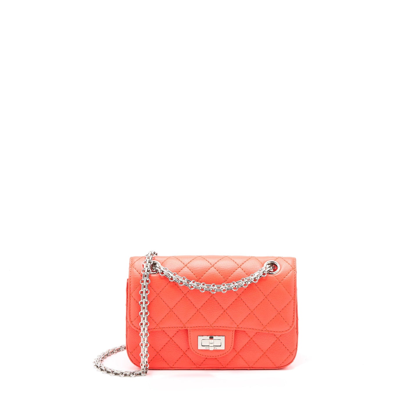 Chanel 2.55 reissue flap SHW Orange Shoulder Bag
