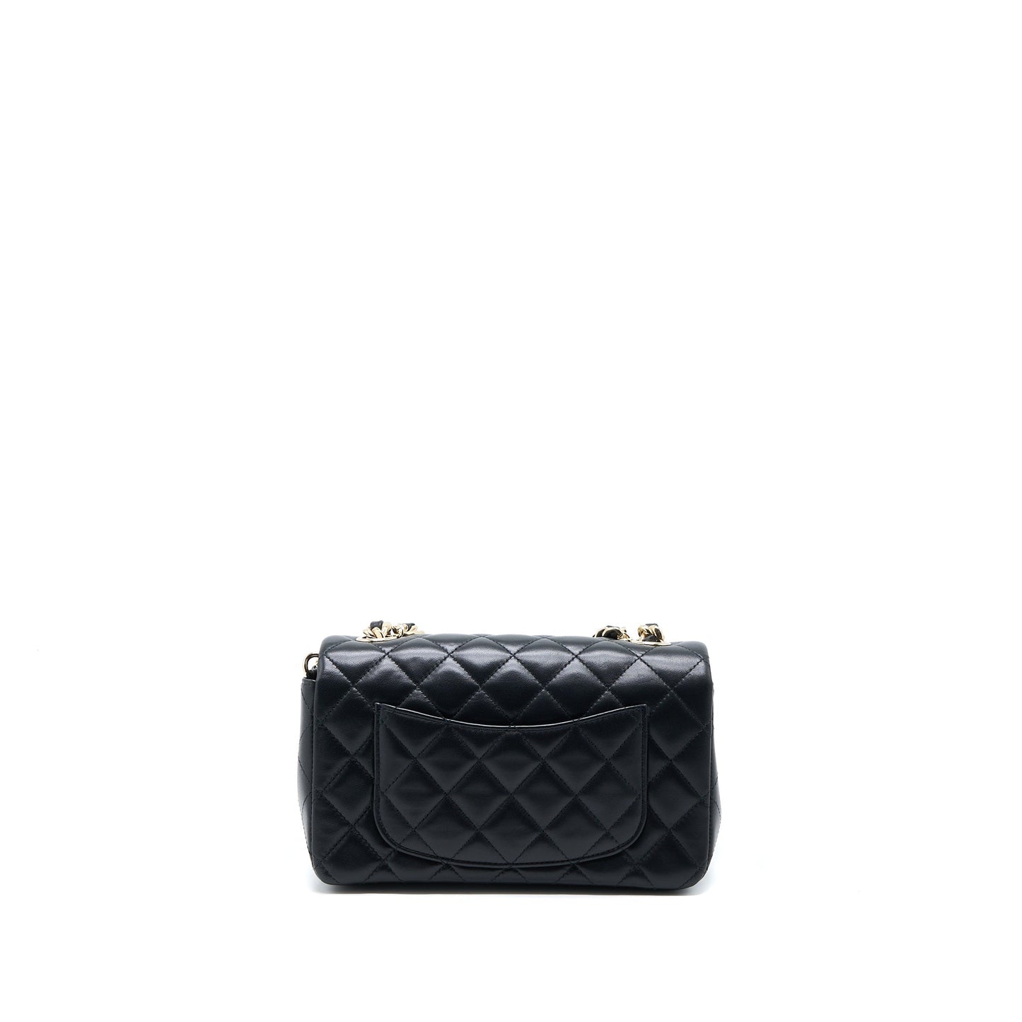 Chanel Rectangular coco charm Limited Edition Lambskin Black Key Chain