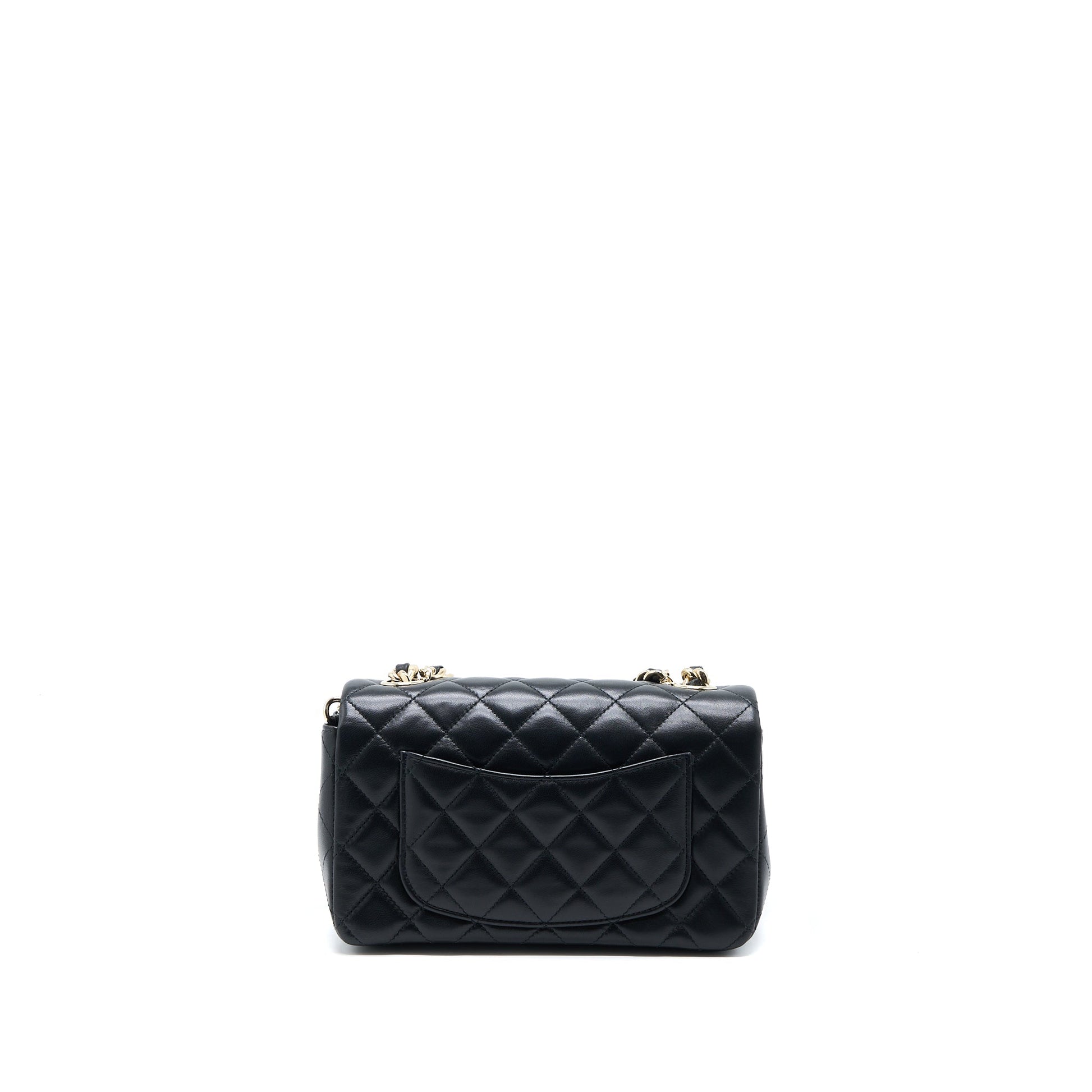 Chanel Rectangular coco charm Limited Edition Lambskin Black Key Chain