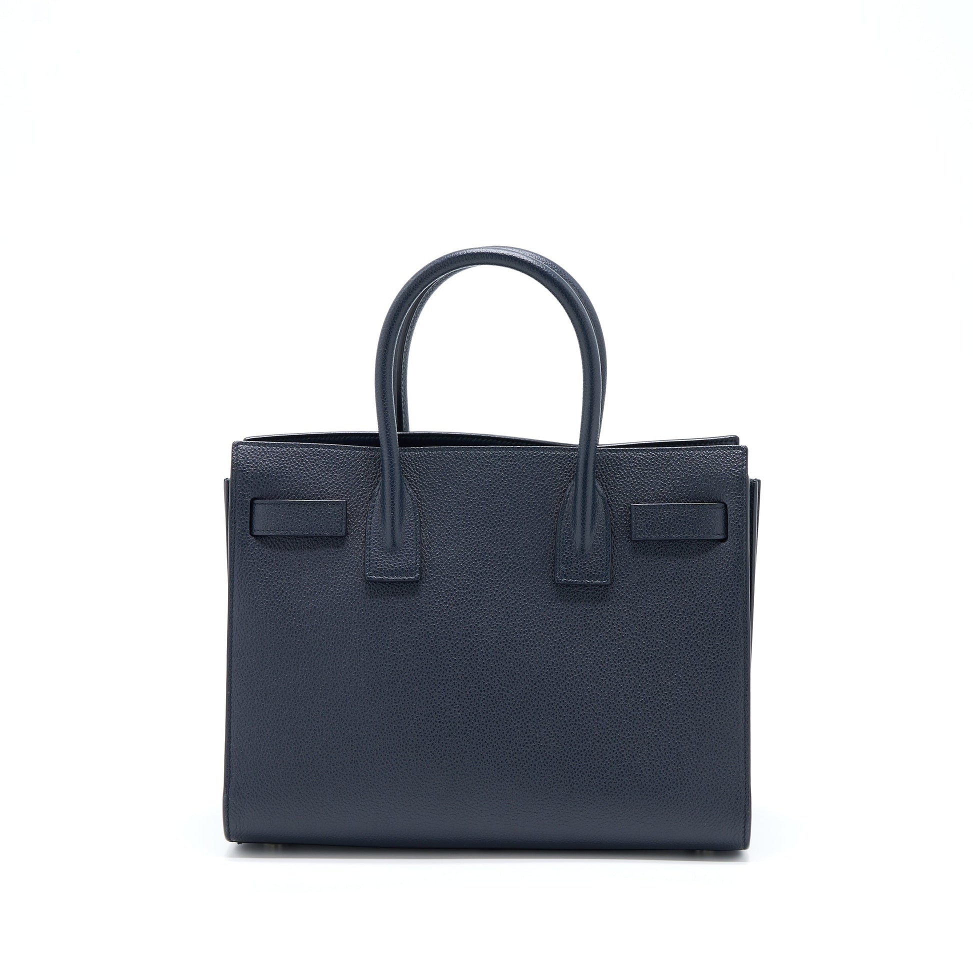 YSL Saint Laurent Baby Sac De Jour Calfskin Navy Travel Travel Bag