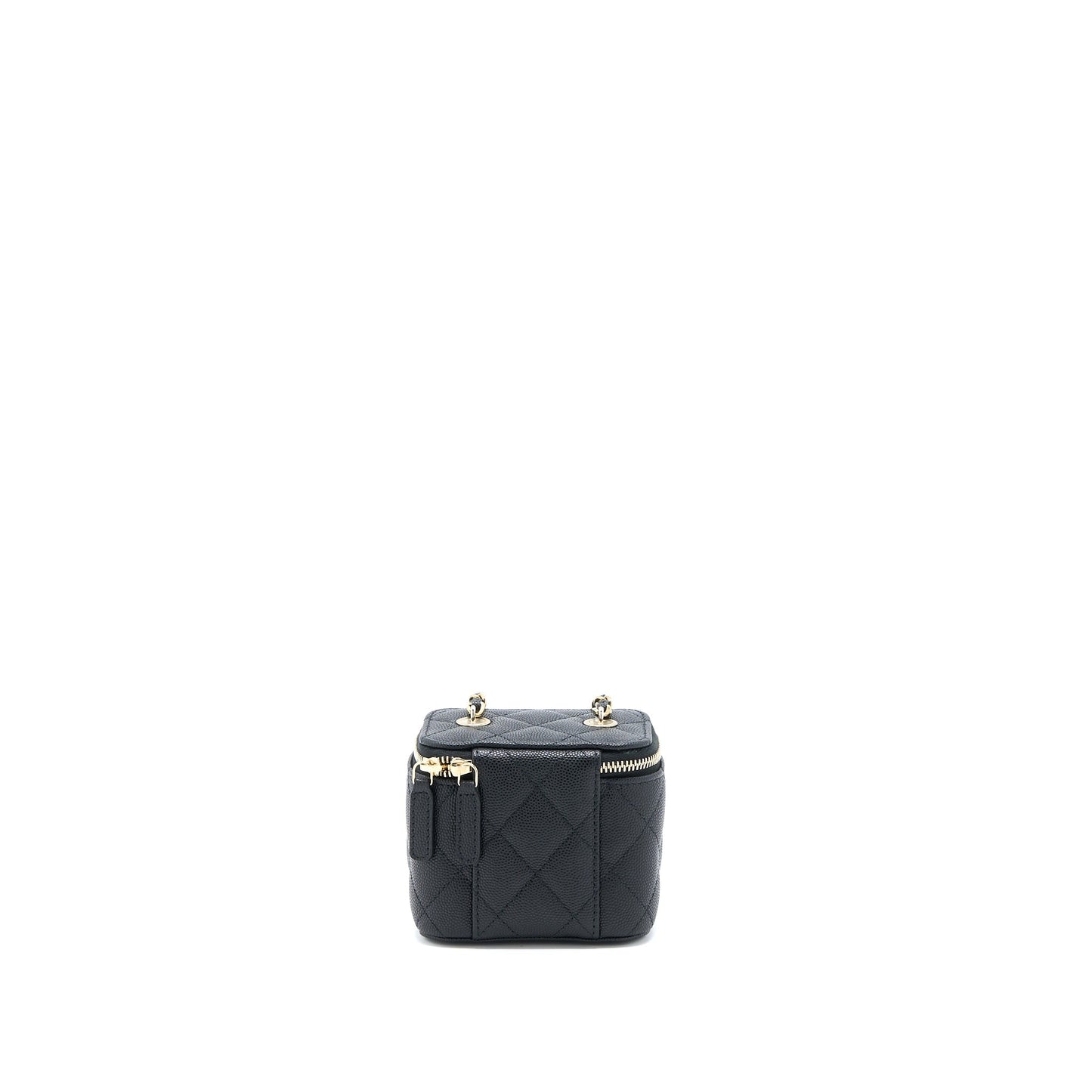 Chanel Vanity Caviar LGHW Black Mini Bag Lghw 3