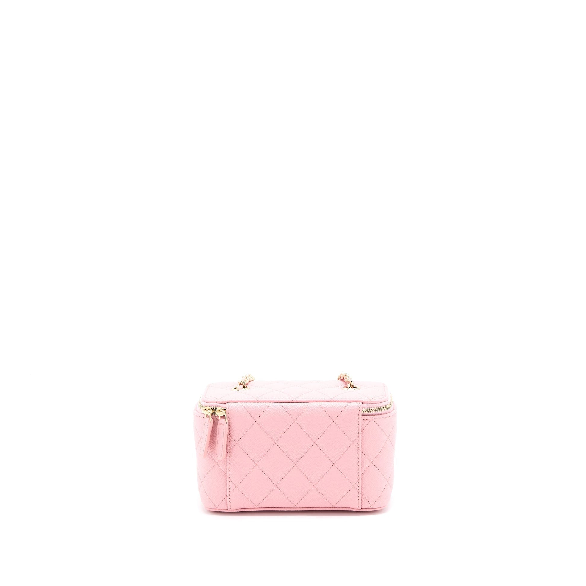 Chanel Long Vanity Caviar LGHW Pink Handbag Pink Lghw