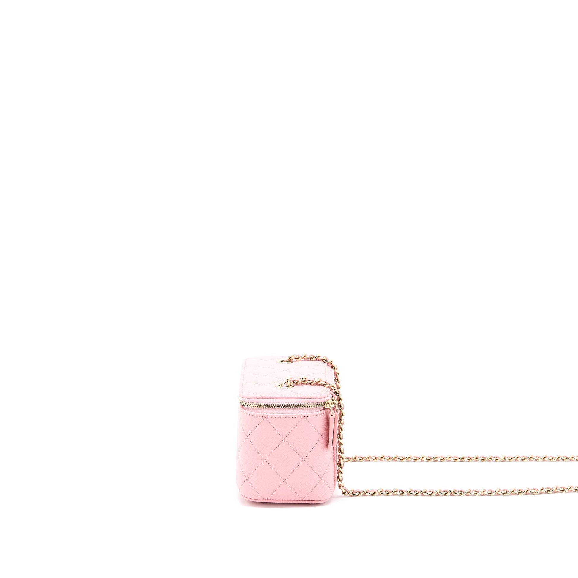 Chanel Long Vanity Caviar LGHW Pink Handbag Pink Lghw