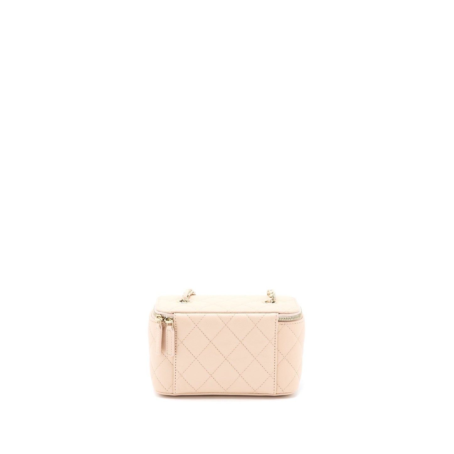 Chanel Long Vanity Caviar LGHW Beige Handbag Lghw 1