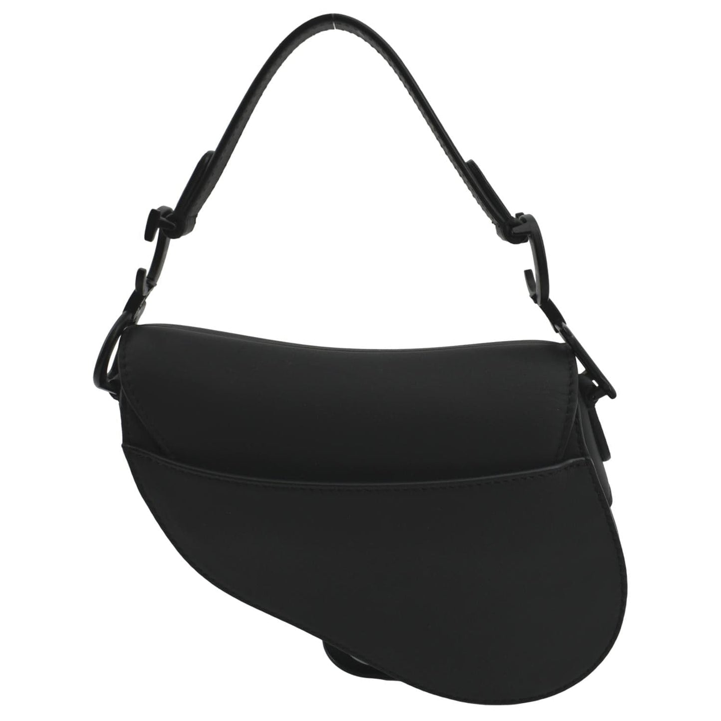 Dior Saddle Calfskin Satchel Bag Leather Black Travel Bag