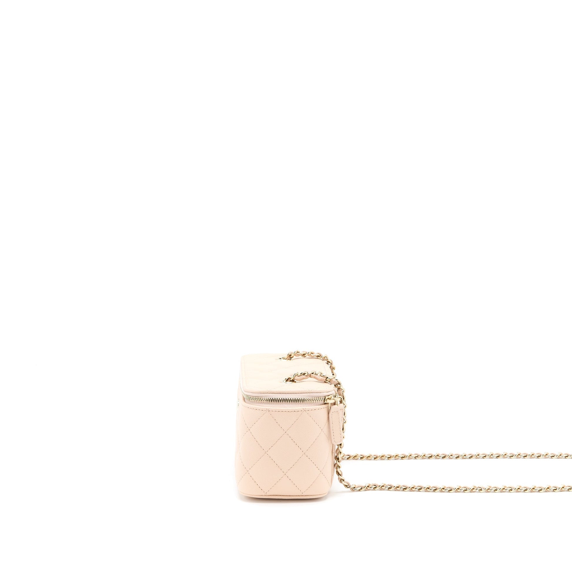 Chanel Long Vanity Caviar LGHW Beige Handbag Lghw 1
