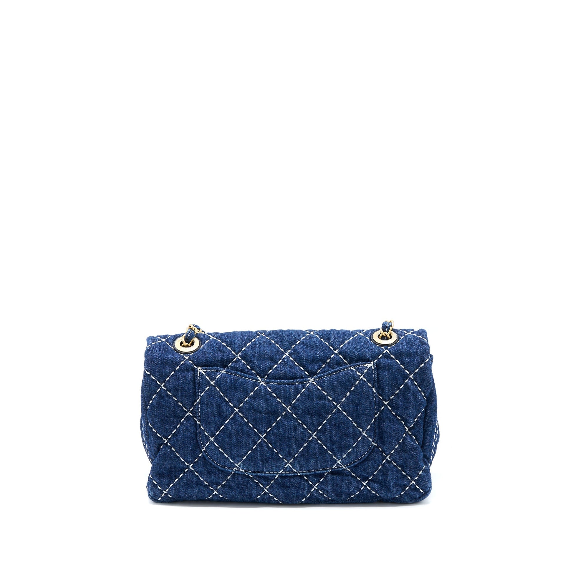Chanel Denim Flap GHW Shoulder Bag
