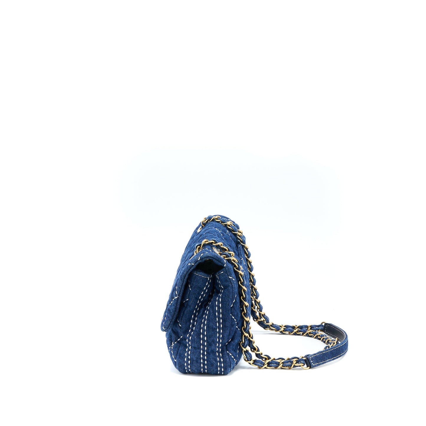 Chanel Denim Flap GHW Shoulder Bag