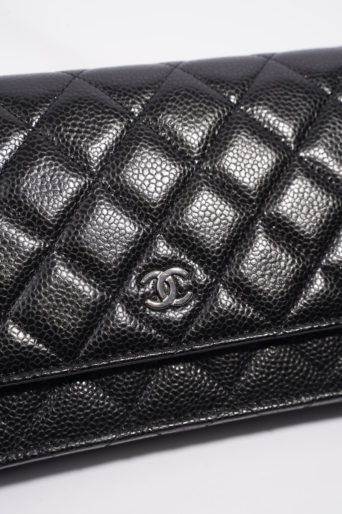 Chanel Wallet On Chain Black Caviar Leather