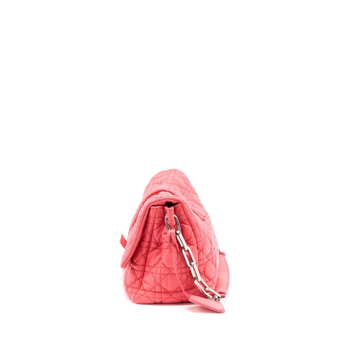 Dior New Lock Purse Lambskin Handbag Red Mini Travel Bag