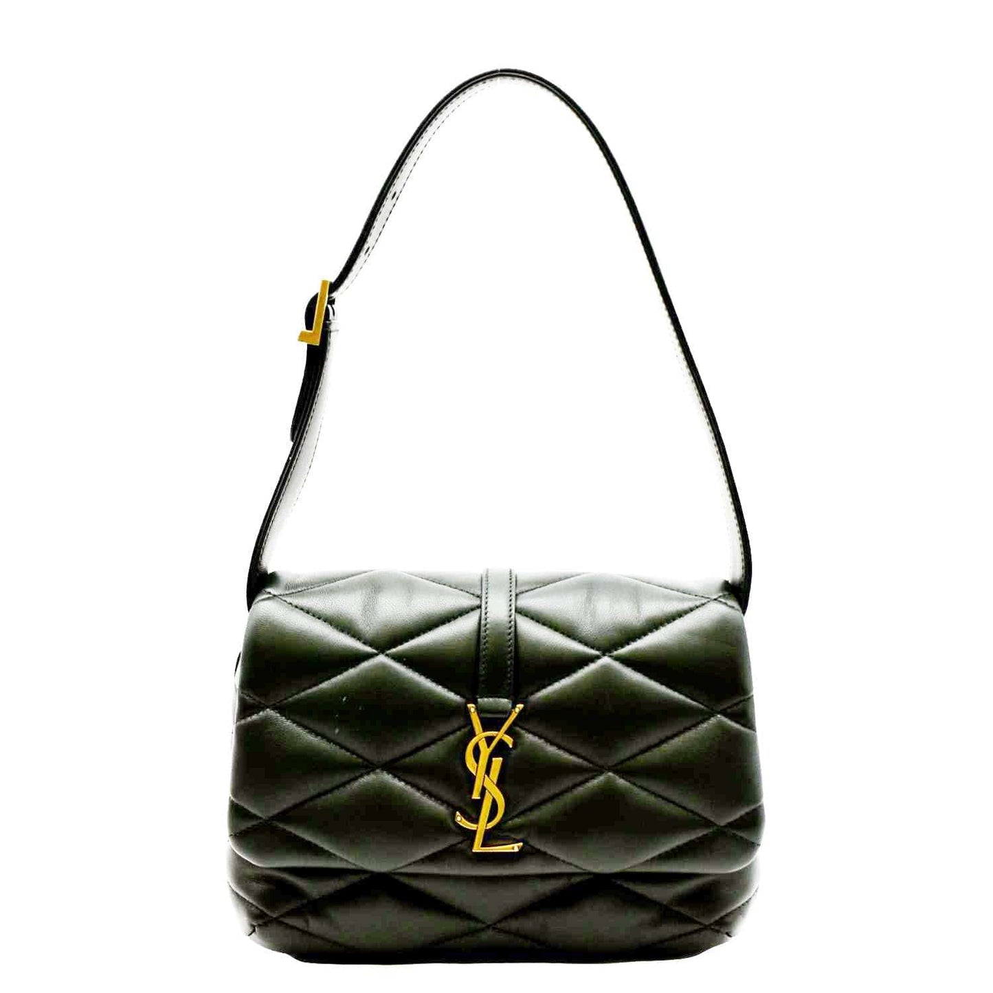 YSL Saint Laurent Saint Le Lambskin Hobo Bag Leather Quilted Shoulder Bag