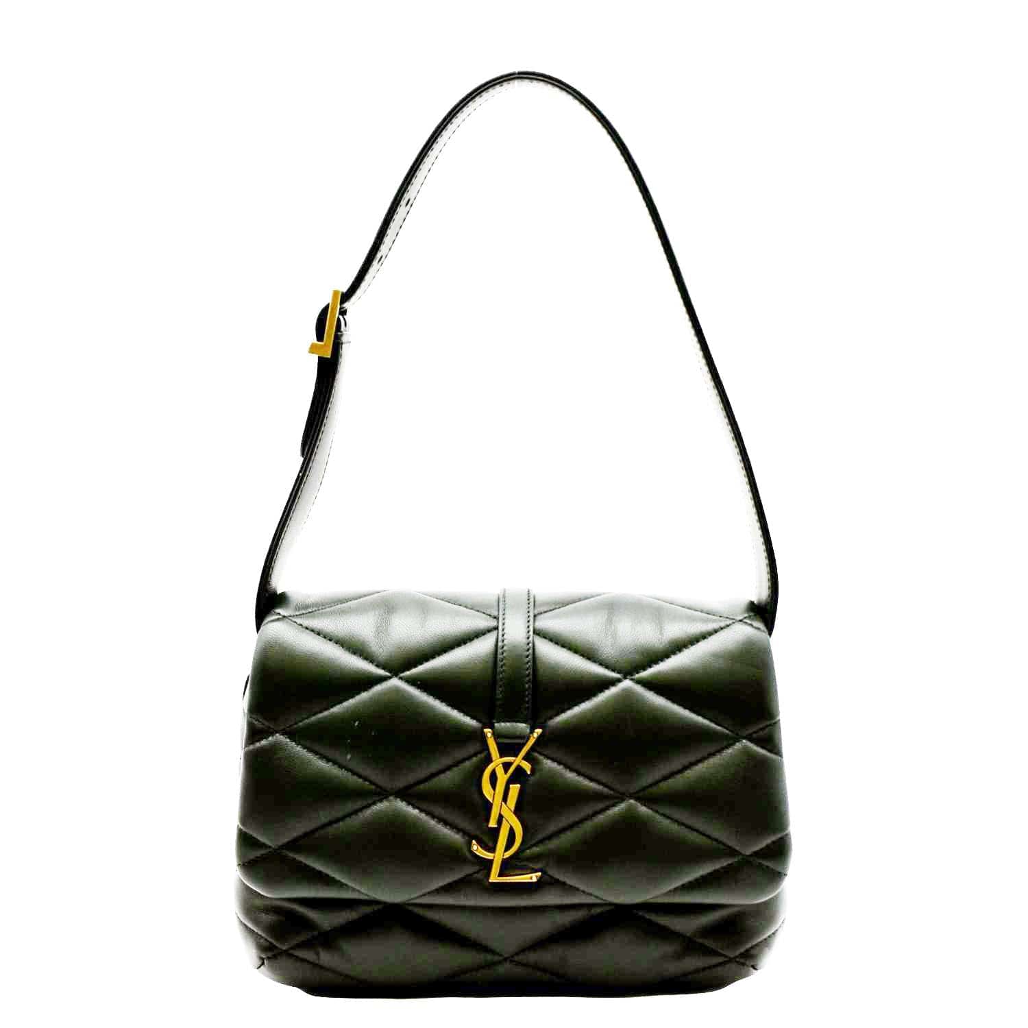 YSL Saint Laurent Yves Le Hobo Bag Leather Lambskin Quilted