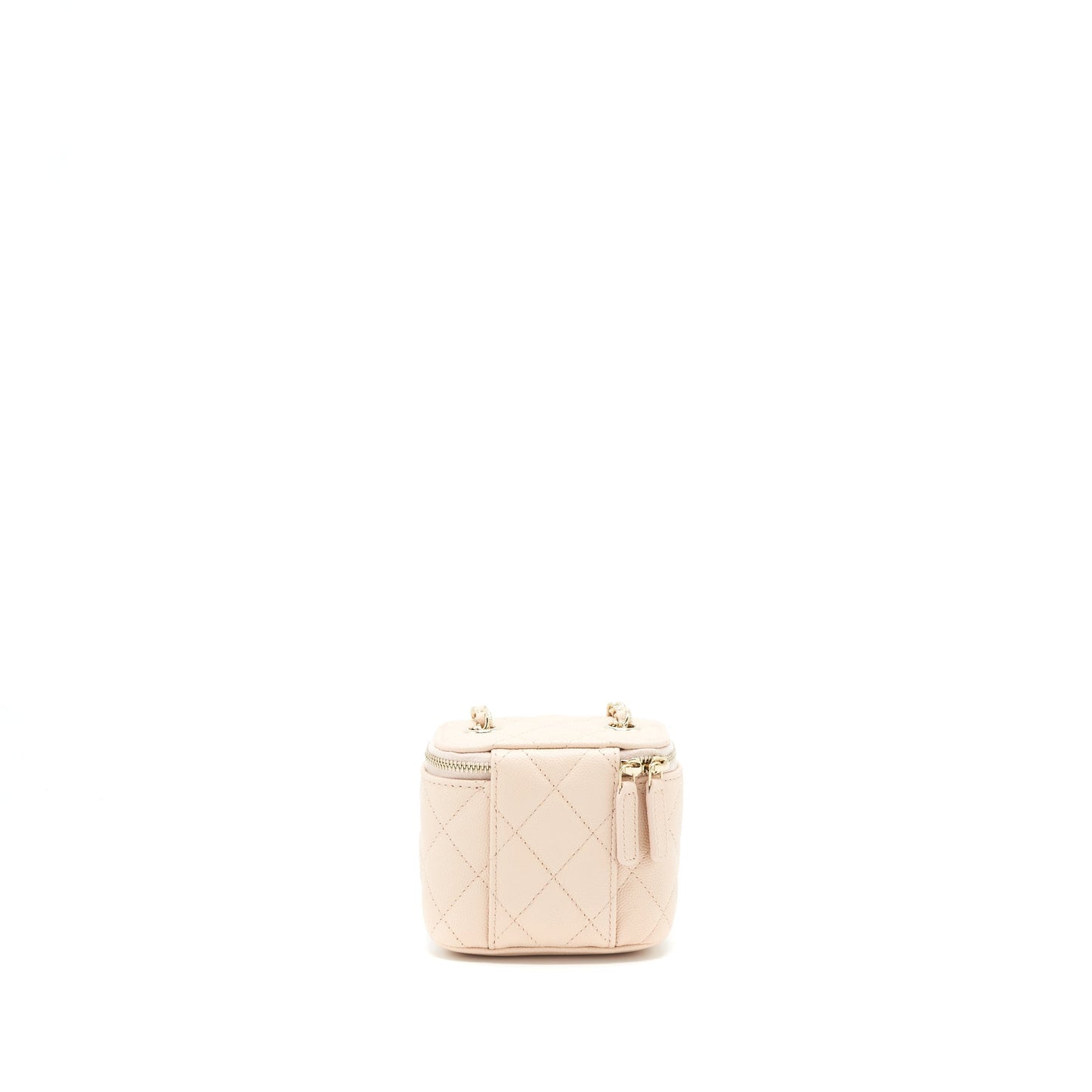 Chanel Vanity Light Caviar GHW Beige Mini Bag
