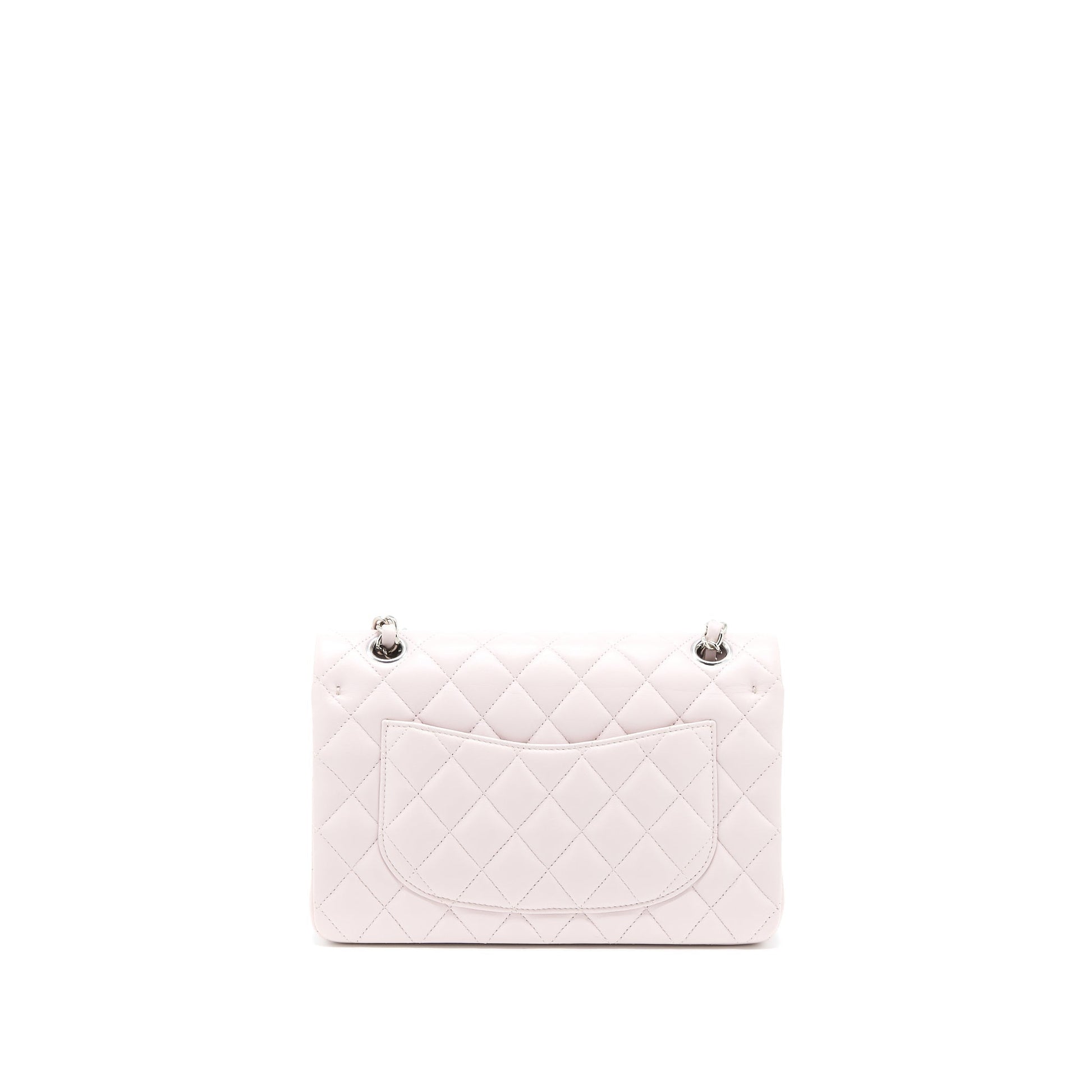 Chanel Classic Double Flap Lambskin Light Purple Small Handbag