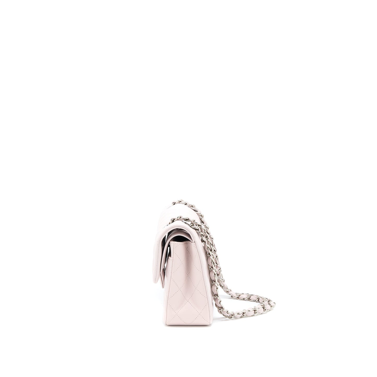 Chanel Classic Double Flap Lambskin Light Purple Small Handbag