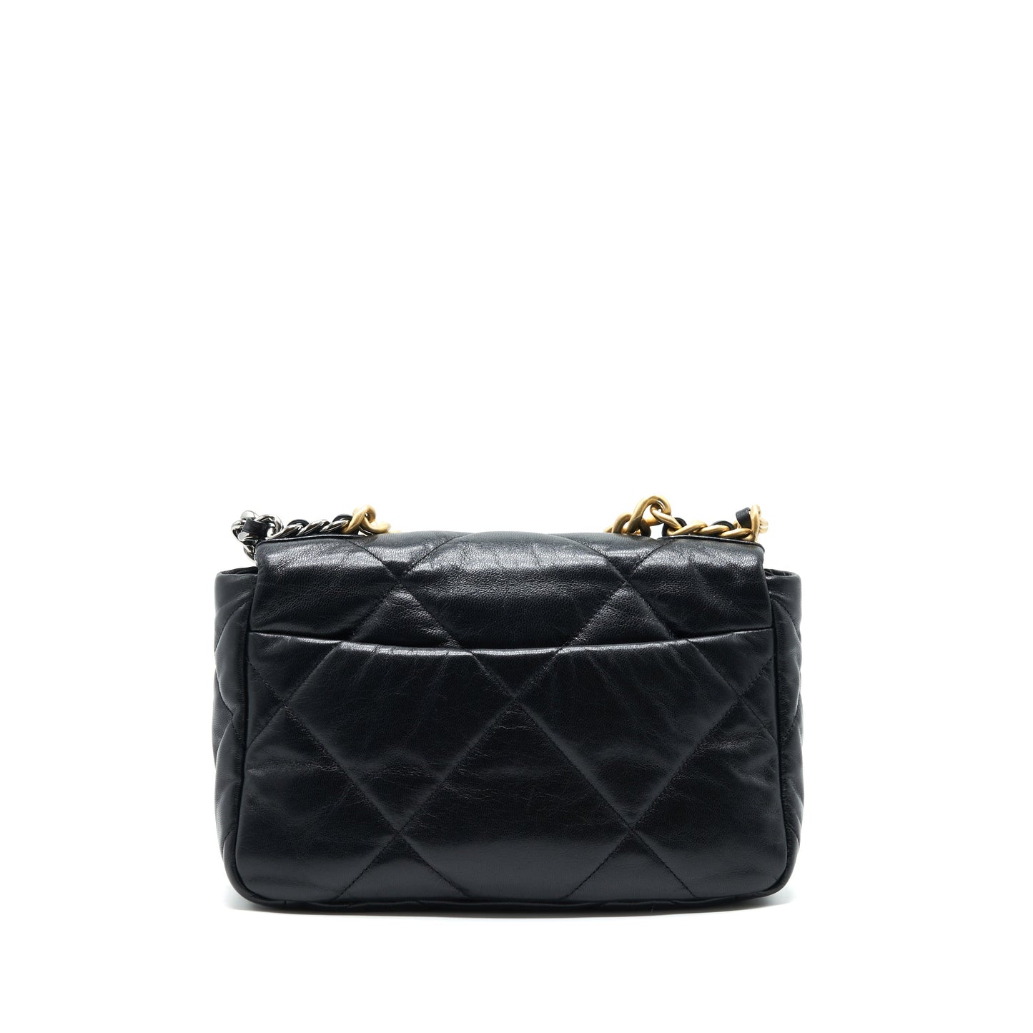 Chanel 19 GHW Black Small Handbag