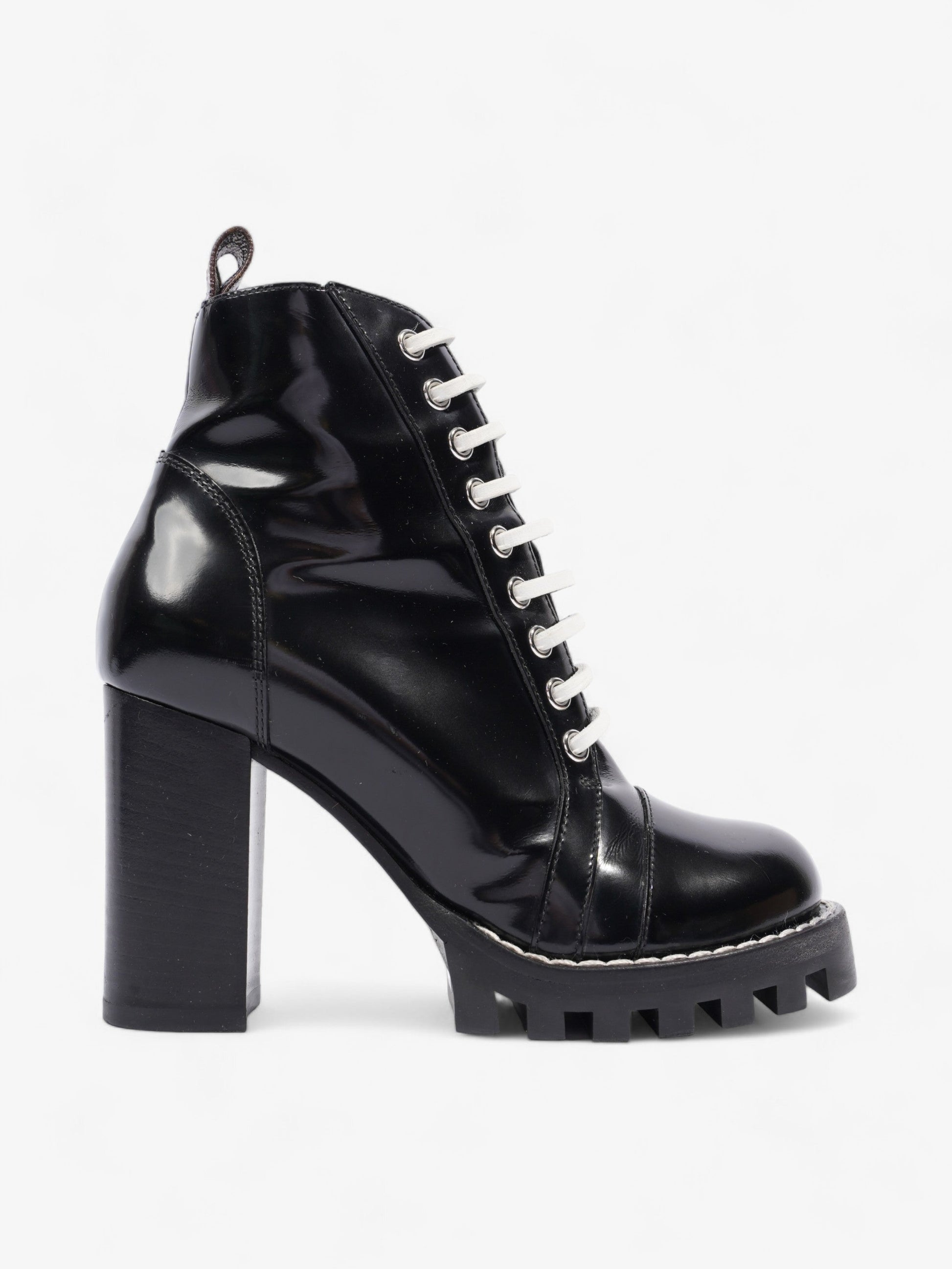 Louis Vuitton Star Trail Ankle Boot Patent EU Black Shoes