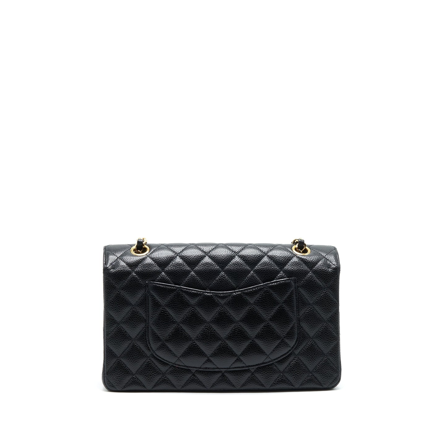 Chanel Classic Double Flap Caviar GHW Black Handbag Caviar Ghw
