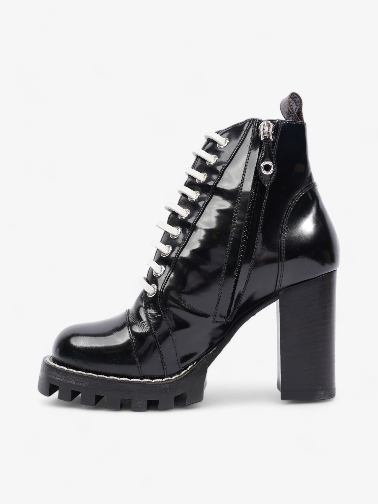 Louis Vuitton Star Trail Ankle Boot Patent EU Black Shoes